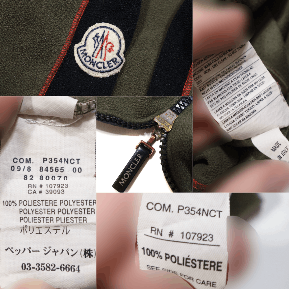 Moncler 90S Logo Light Ski Fleece Vintage Size L / US 10 / IT 46 - 8 Thumbnail