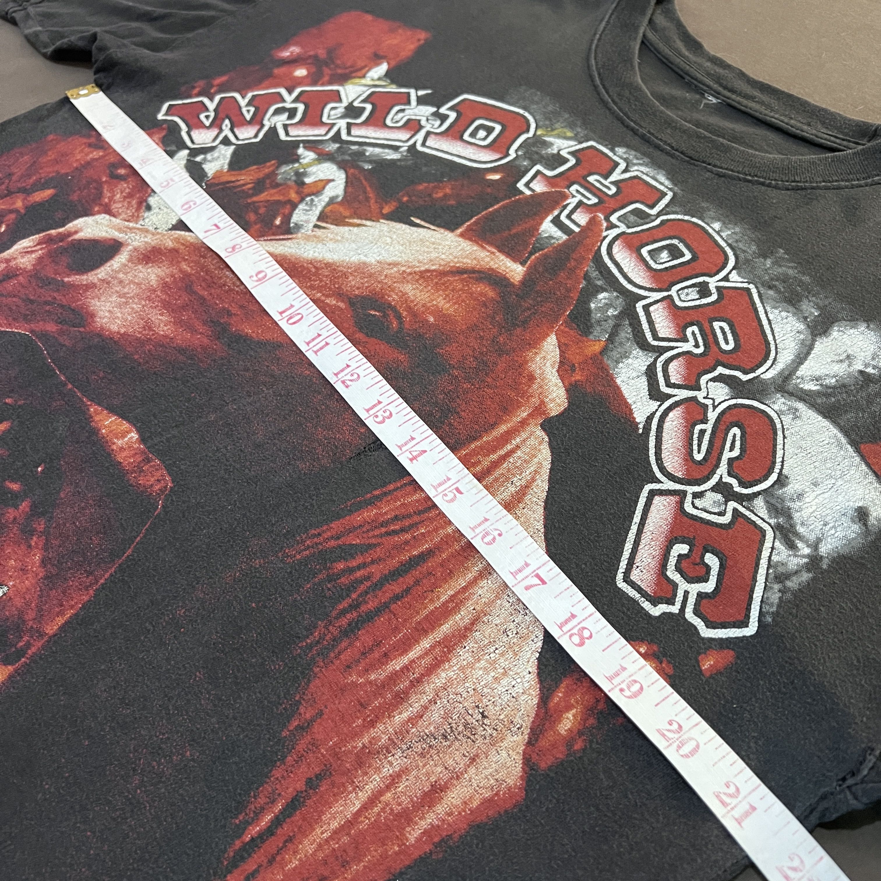 Rap Tees × Vintage Vintage Wild Horse Stardust Memory Native Faded Big Face Size US L / EU 52-54 / 3 - 13 Thumbnail