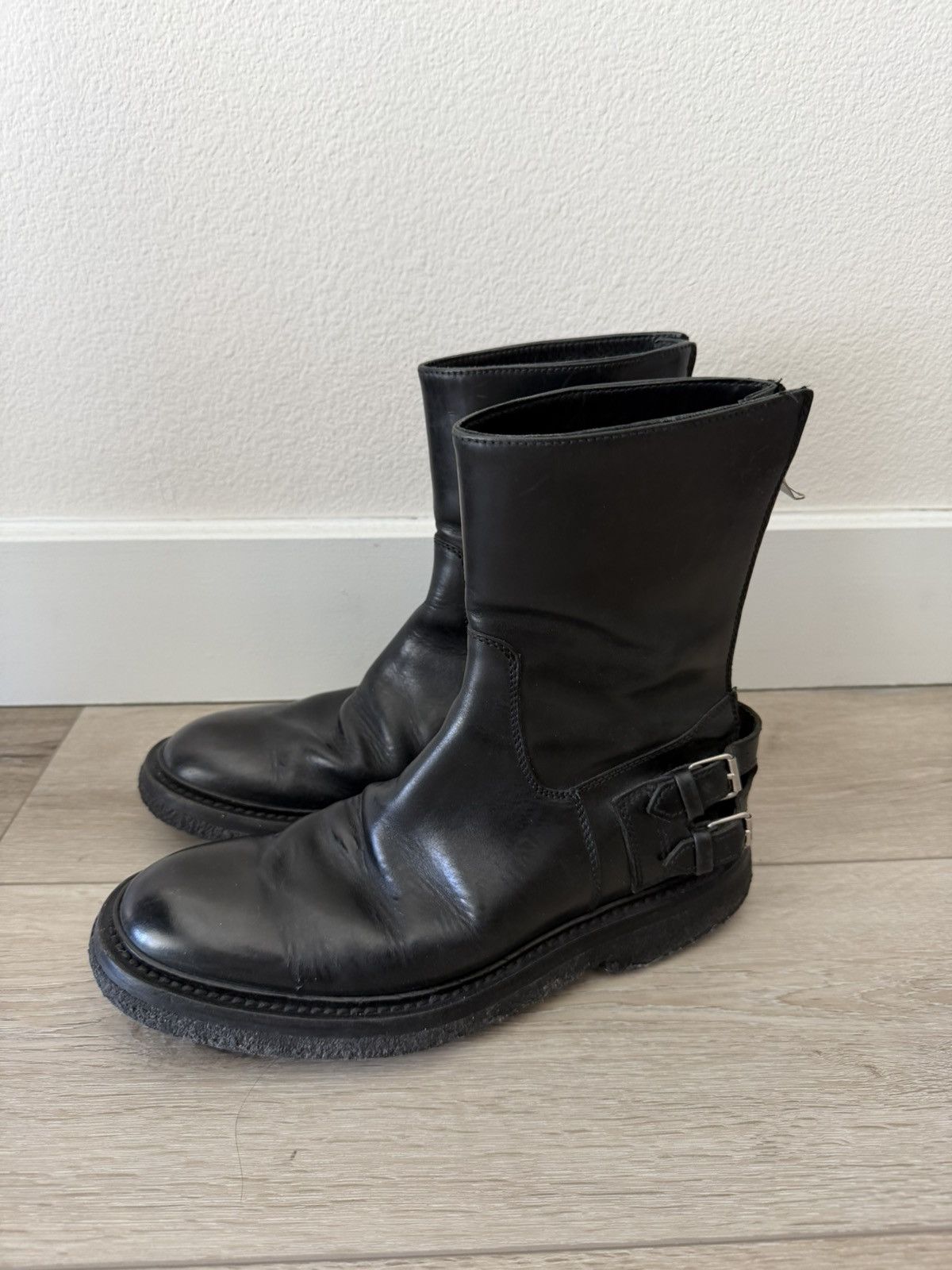 Dior AW07 Navigate Back Zip Strap Boots 40 Size US 8.5 / EU 41-42 - 3 Thumbnail
