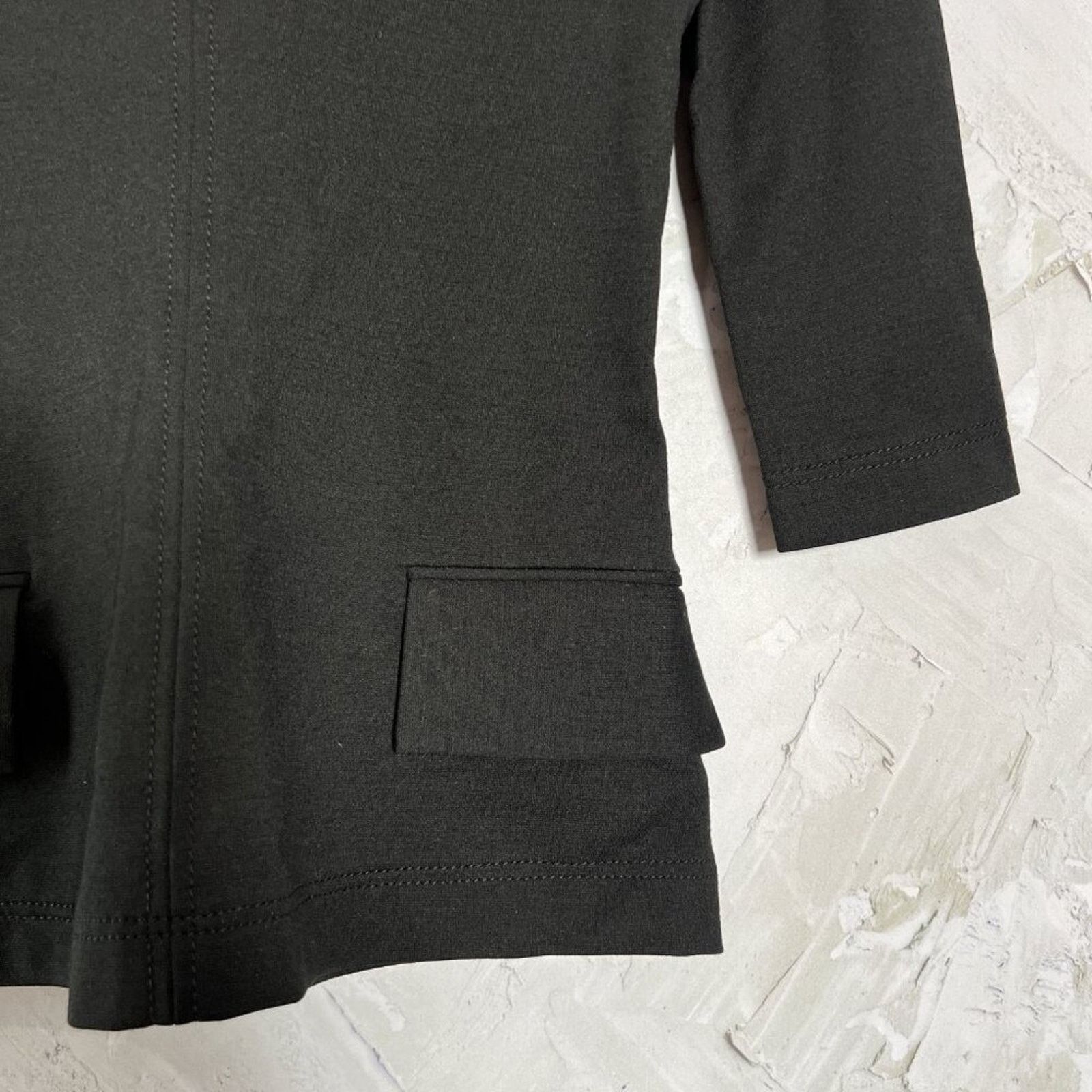 Antonio Berardi Antonio Berardi Silk Wool Blouse Black White IT40 Size S / US 4 / IT 40 - 9 Thumbnail