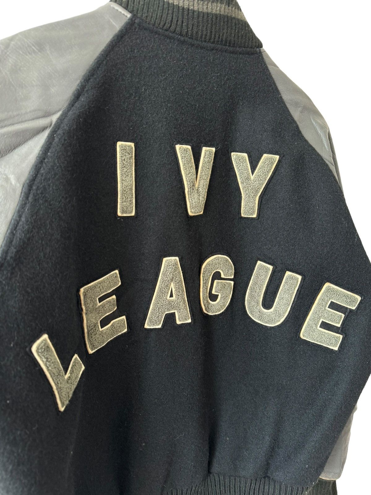 Other Vintage Ivy League Stadium Wool Leather Varsity Jacket Size US L / EU 52-54 / 3 - 6 Thumbnail