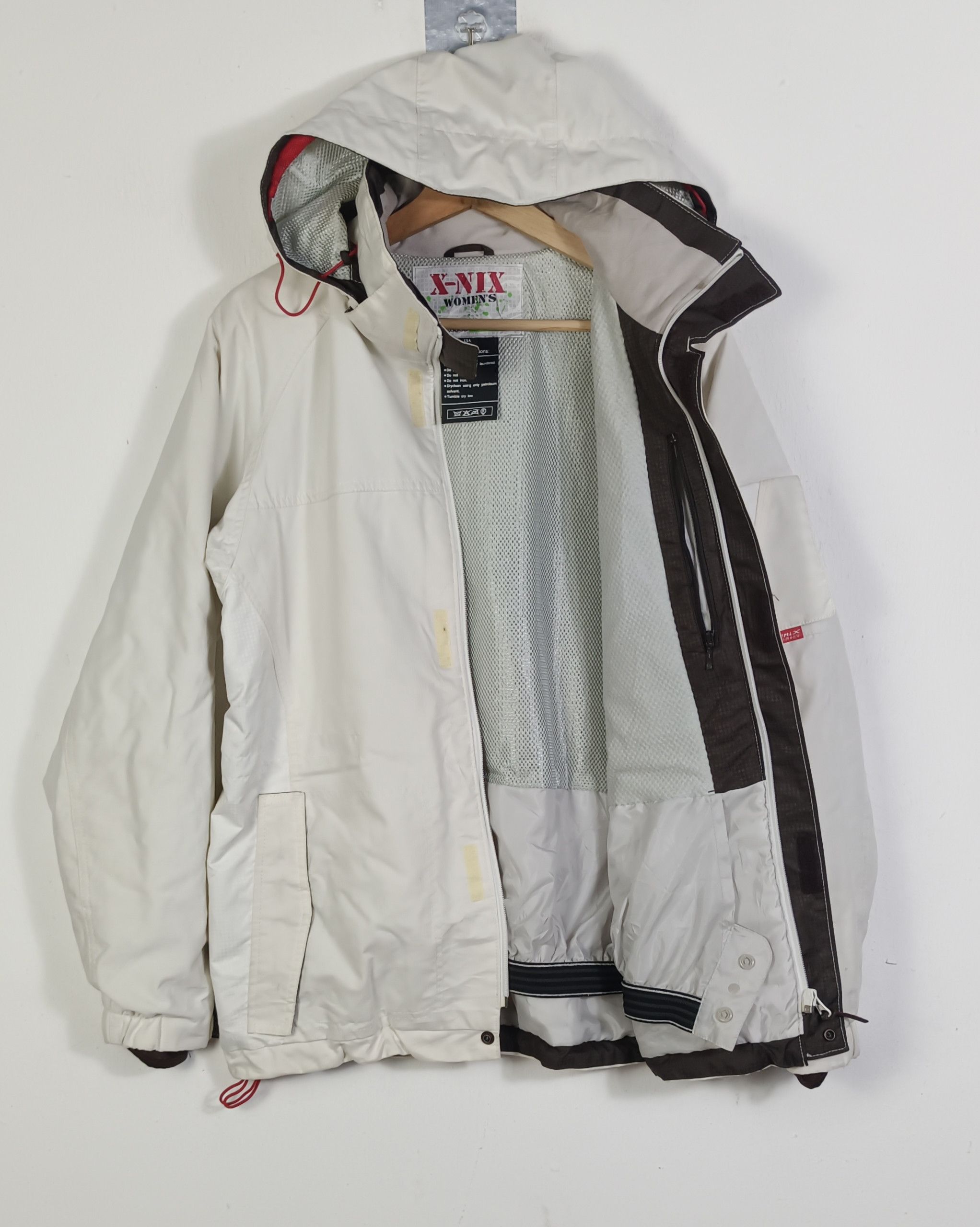 Japanese Brand Vintage 🔥 X-NIX Womens Multi Pocket Ski Jacket For Ladies Size L / US 10 / IT 46 - 2 Thumbnail