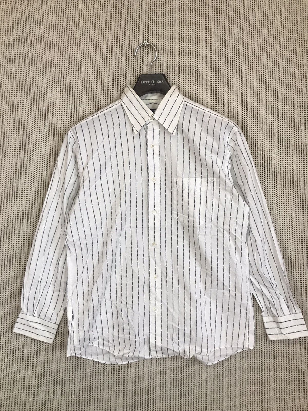 Burberry × Vintage ‼️BURBERRY LONDON SHIRT SPELLOUT FULL PRINTED NICE DESIGN‼️ Size US L / EU 52-54 / 3 - 1 Thumbnail