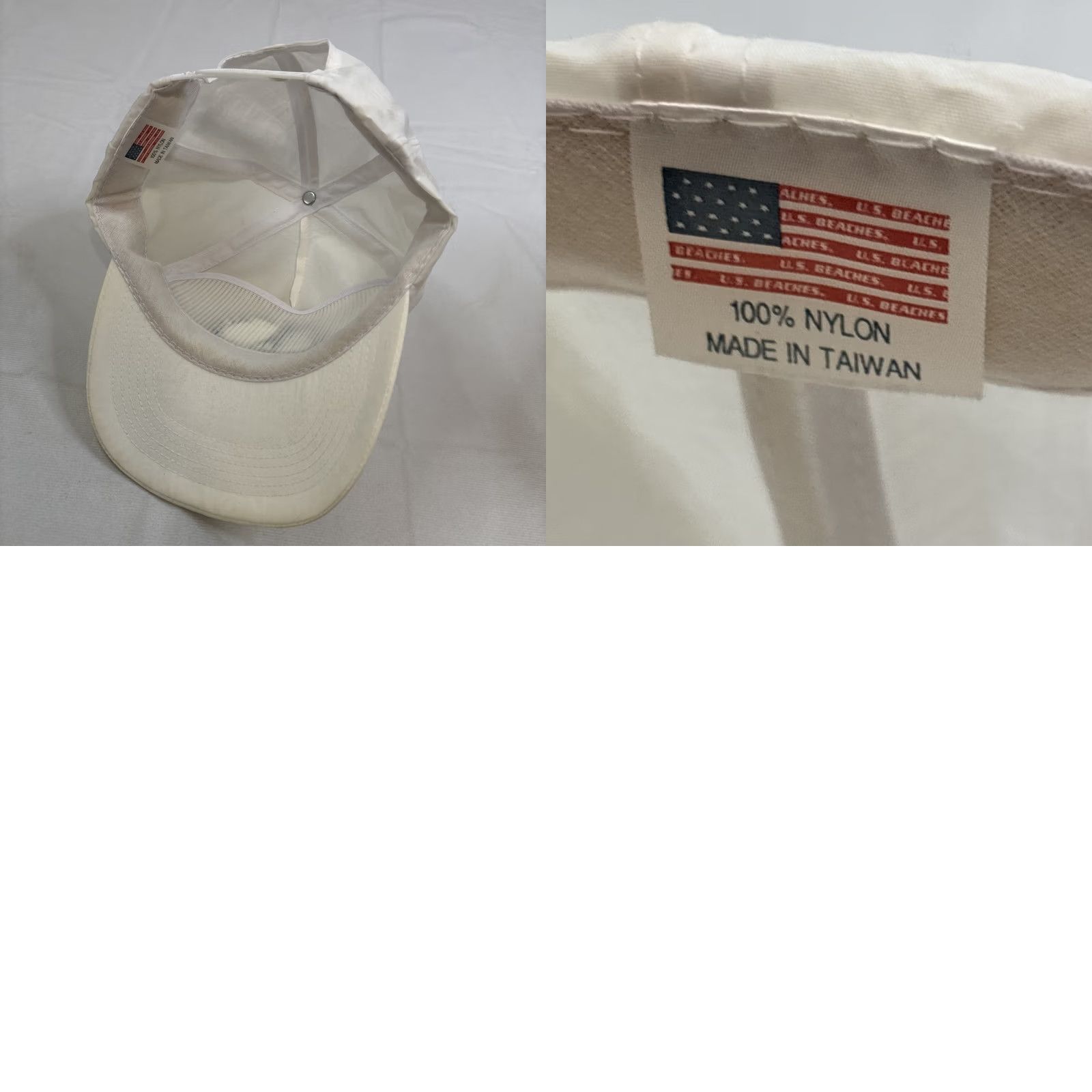 Vintage VINTAGE Myrtle Beach Golf USA Baseball Cap Hat White Adjustable Flat Brim One Size Men USA 80s Size ONE SIZE - 8 Thumbnail