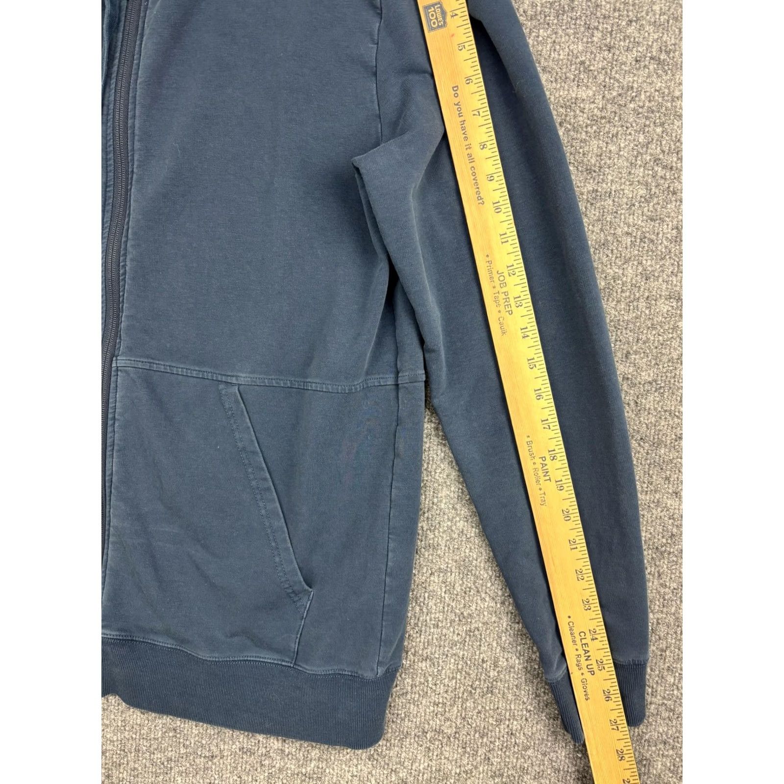 tentree tentree Hoodie Sweatshirt Mens Large Blue Full Zip Organic Cotton Blend Pockets Size US L / EU 52-54 / 3 - 4 Thumbnail