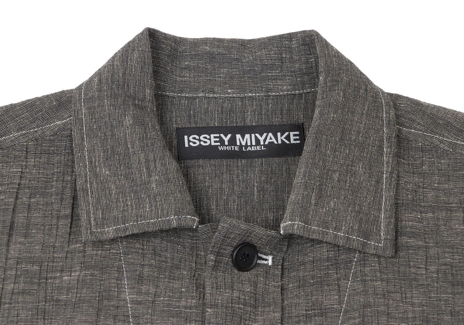 Issey Miyake Gray Stitch Shirt Jacket in Good Condition, Size M Size US M / EU 48-50 / 2 - 3 Thumbnail