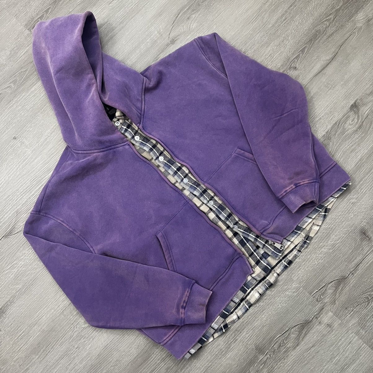 The GV Gallery GV Gallery Raspberry Hills Flannel Zip Up Hoodie Size US S / EU 44-46 / 1 - 1 Thumbnail