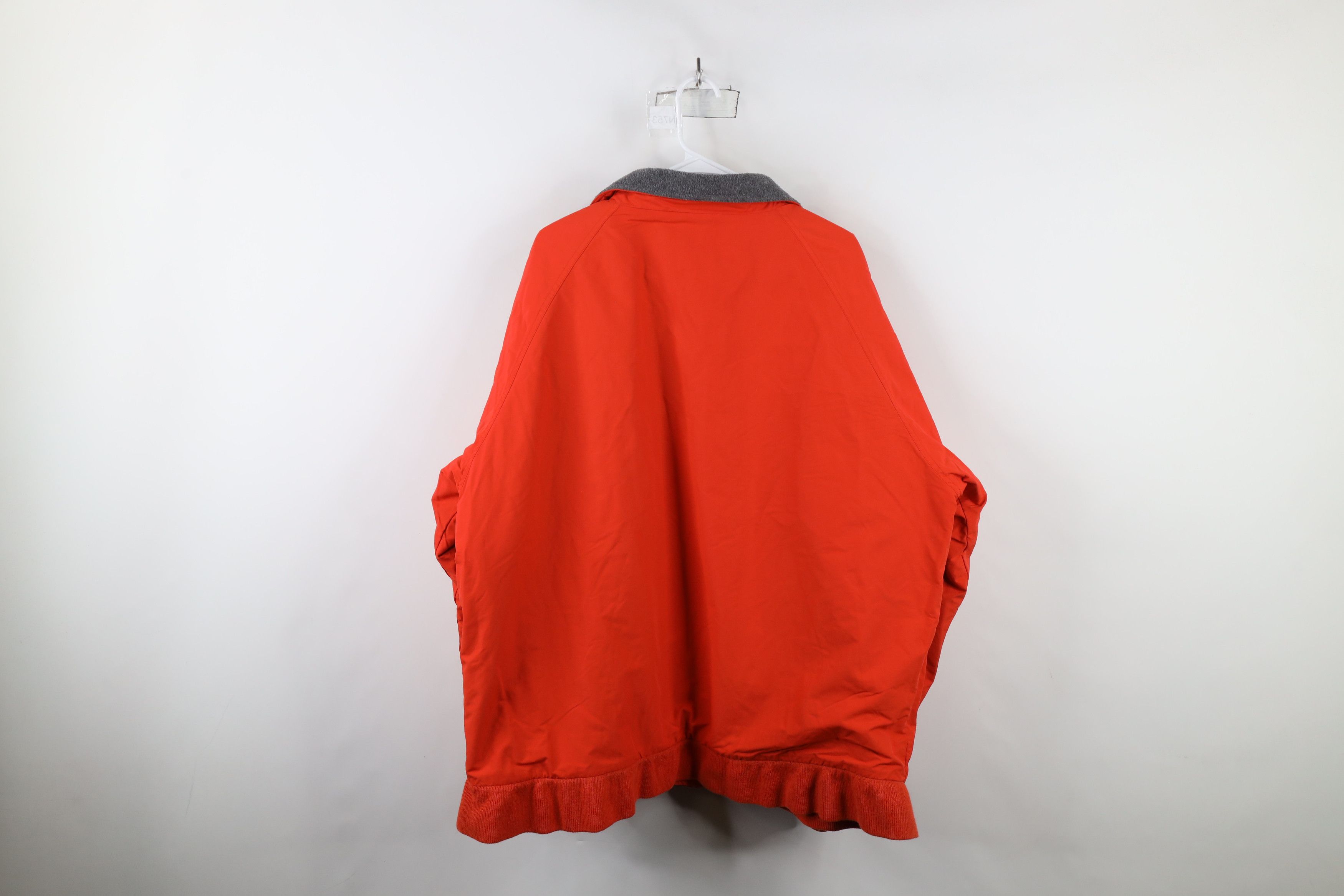 Lands' End × Vintage Vintage 90s Lands End Spell Out Fleece Lined Bomber Jacket Size US XXL / EU 58 / 5 - 13 Thumbnail