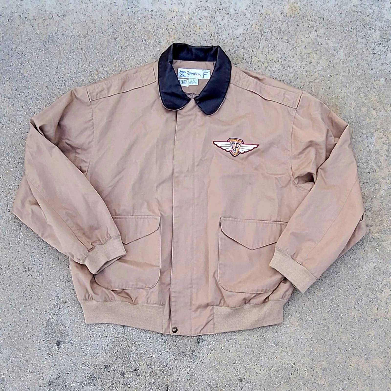 image of Disneyland Resort Condor Flats Airlines Cast Member Jacket in Beige, Men's (Size XL)
