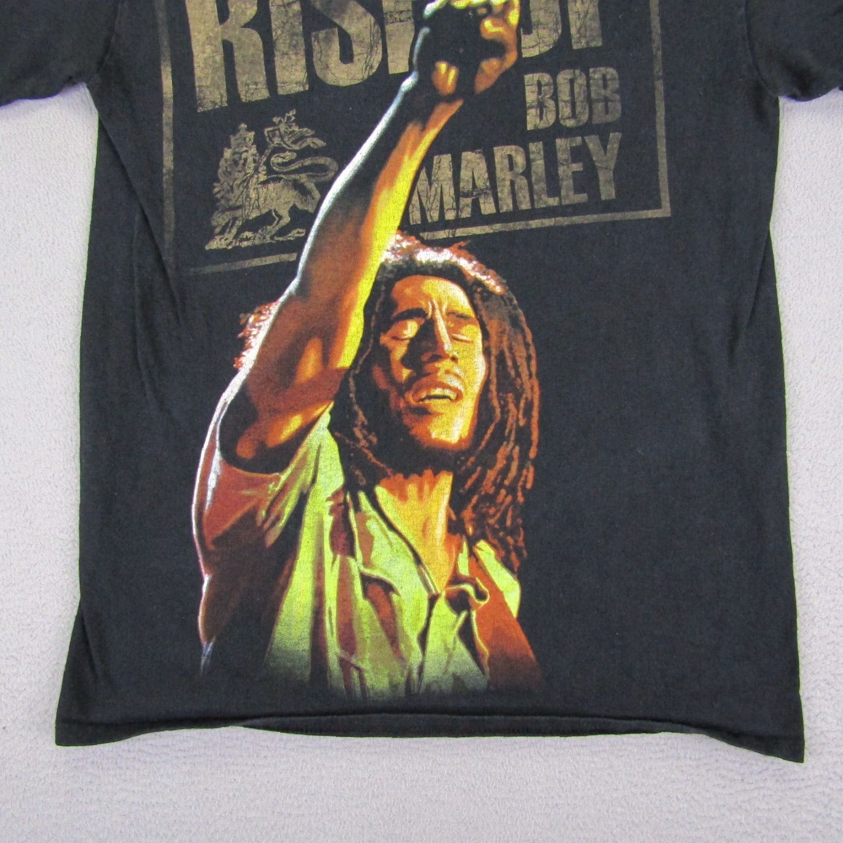 Vintage VINTAGE Bob Marley Shirt Mens Small Black Rise Up Jamaica Roots Reggae Rasta T-Shirt Size US S / EU 44-46 / 1 - 4 Thumbnail