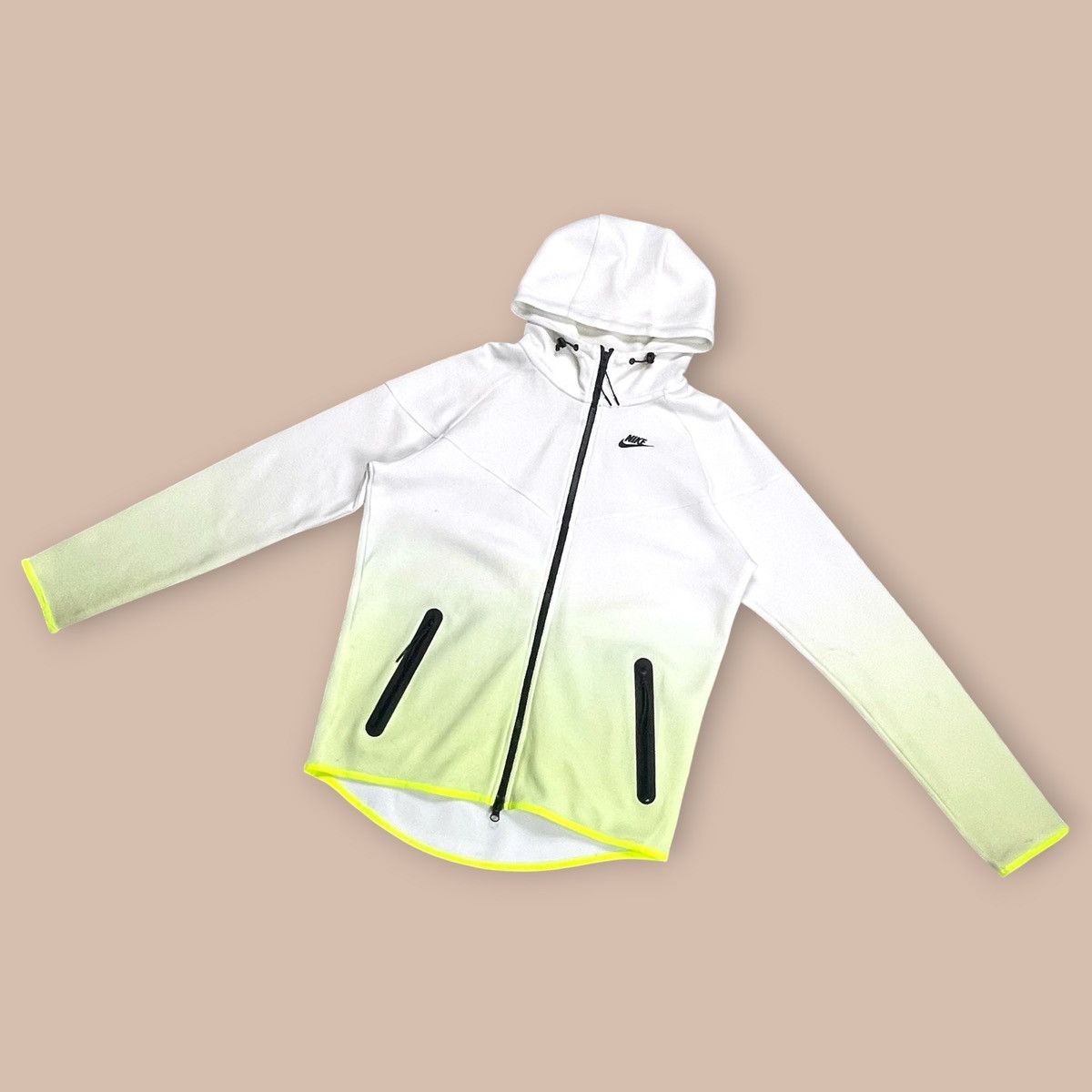 Nike Nike Tech Fleece Fade WHITE/VOLT Windrunner Hoodie Size US L / EU 52-54 / 3 - 4 Thumbnail