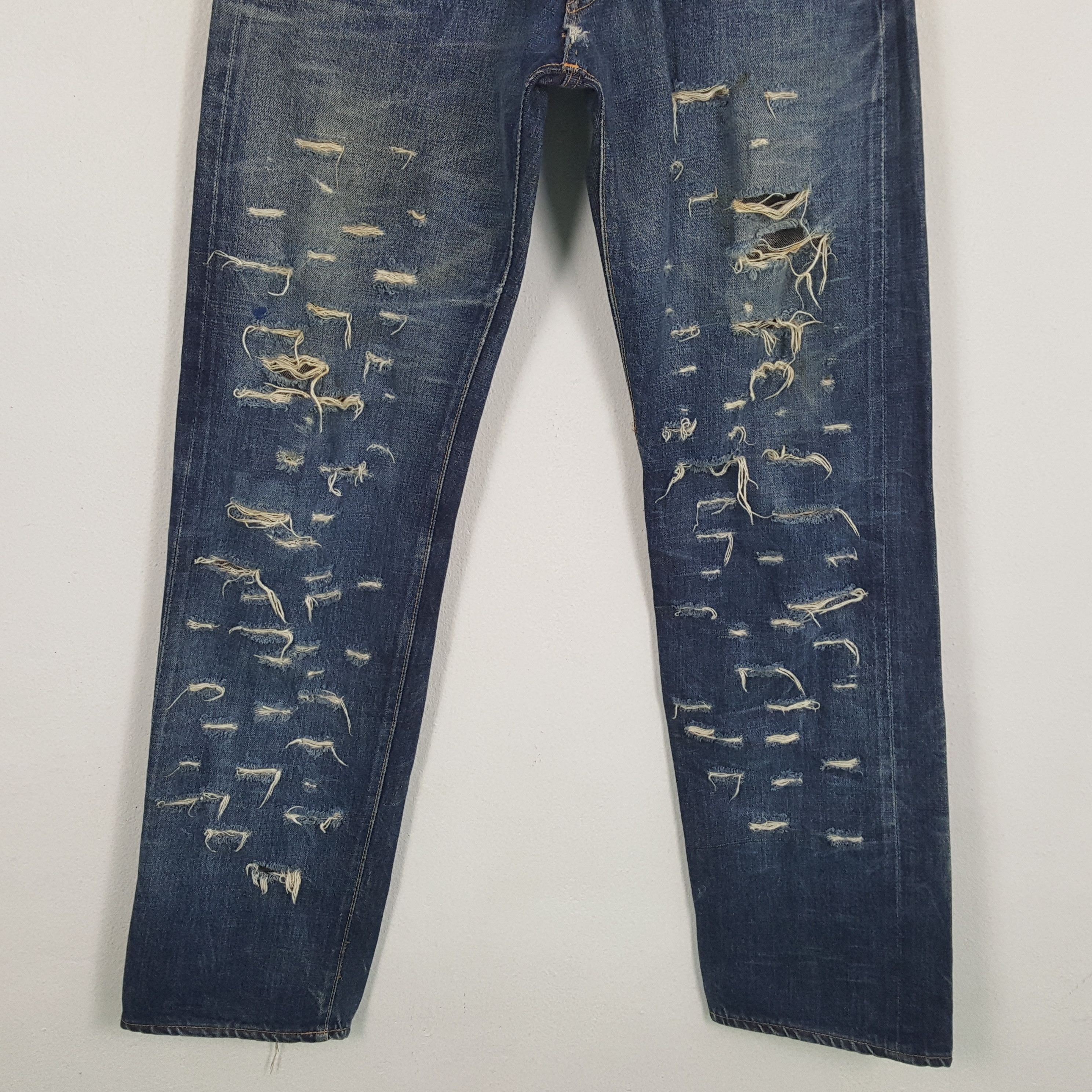Evisu Vintage EVIS Japanese Brand Daicock Custom Style Jeans Size US 30 / EU 46 - 6 Thumbnail
