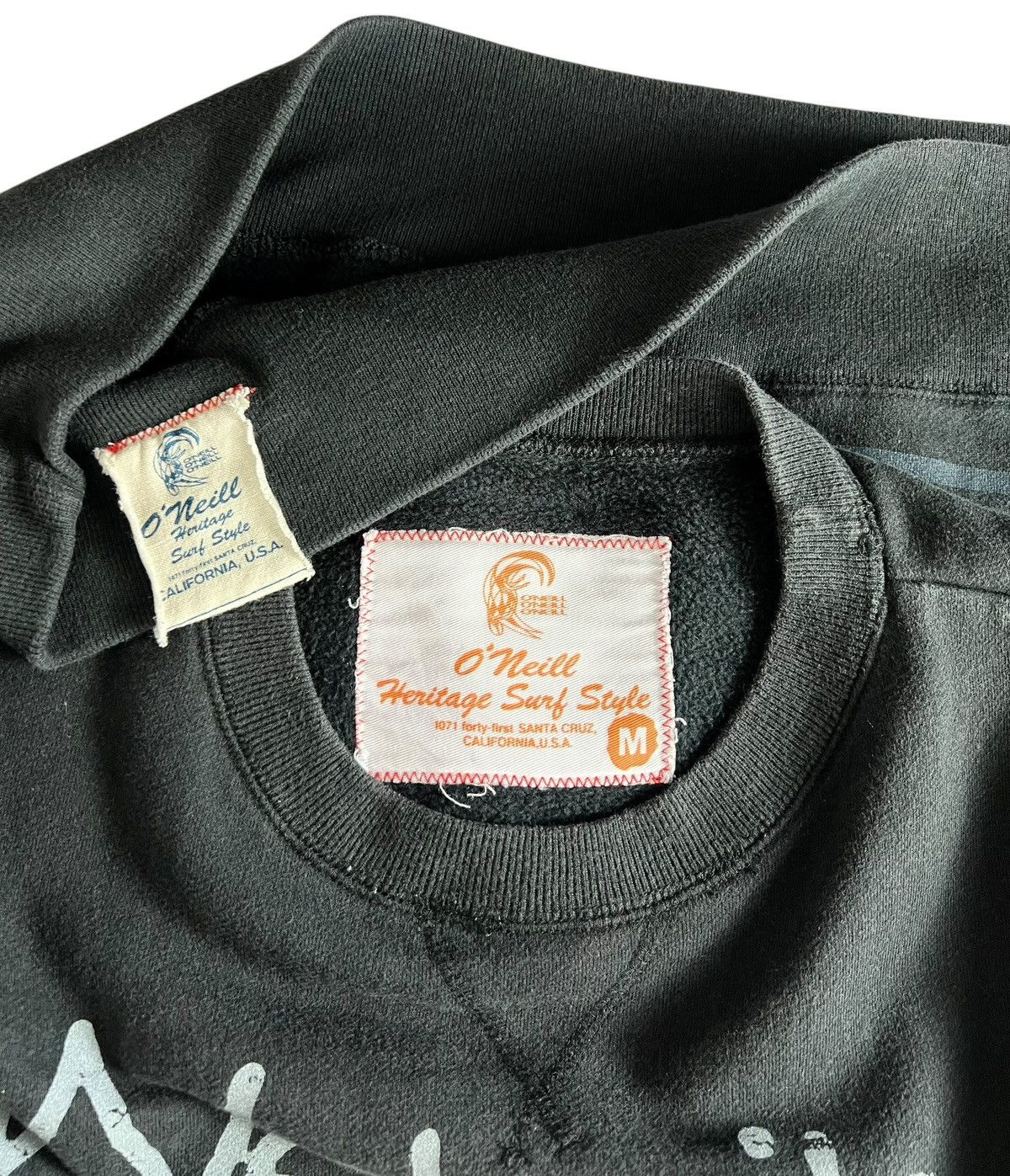 Billabong × O'Neill × Quiksilver Vintage Oneill Wetsuits Heritage Surfin Crew Neck Size US M / EU 48-50 / 2 - 8 Thumbnail