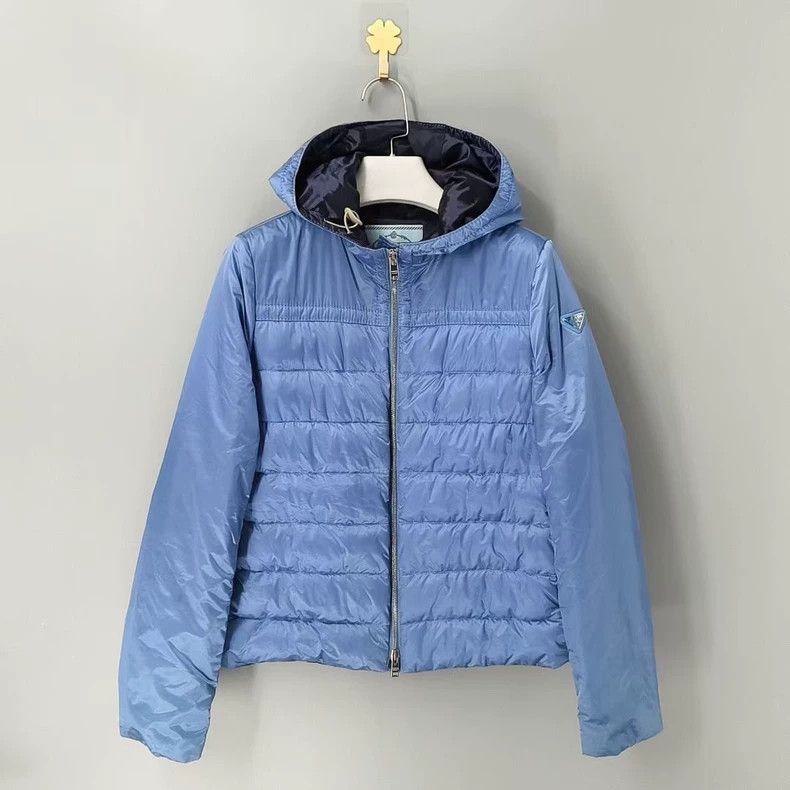 Prada Prada Classic Satin Down Jacket-yf Size US M / EU 48-50 / 2 - 1 Thumbnail