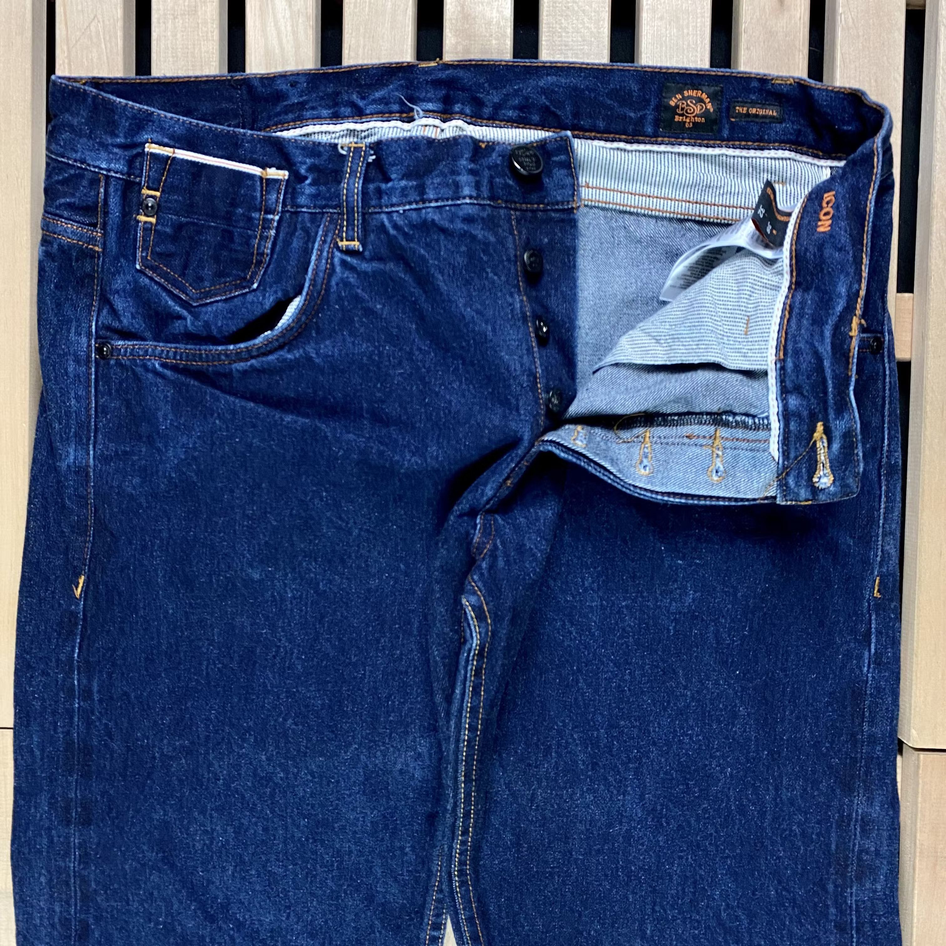 Ben Sherman Men’s Denim Selvage Pants Jeans Ben Sherman Size 38/32 Size US 38 / EU 54 - 4 Thumbnail