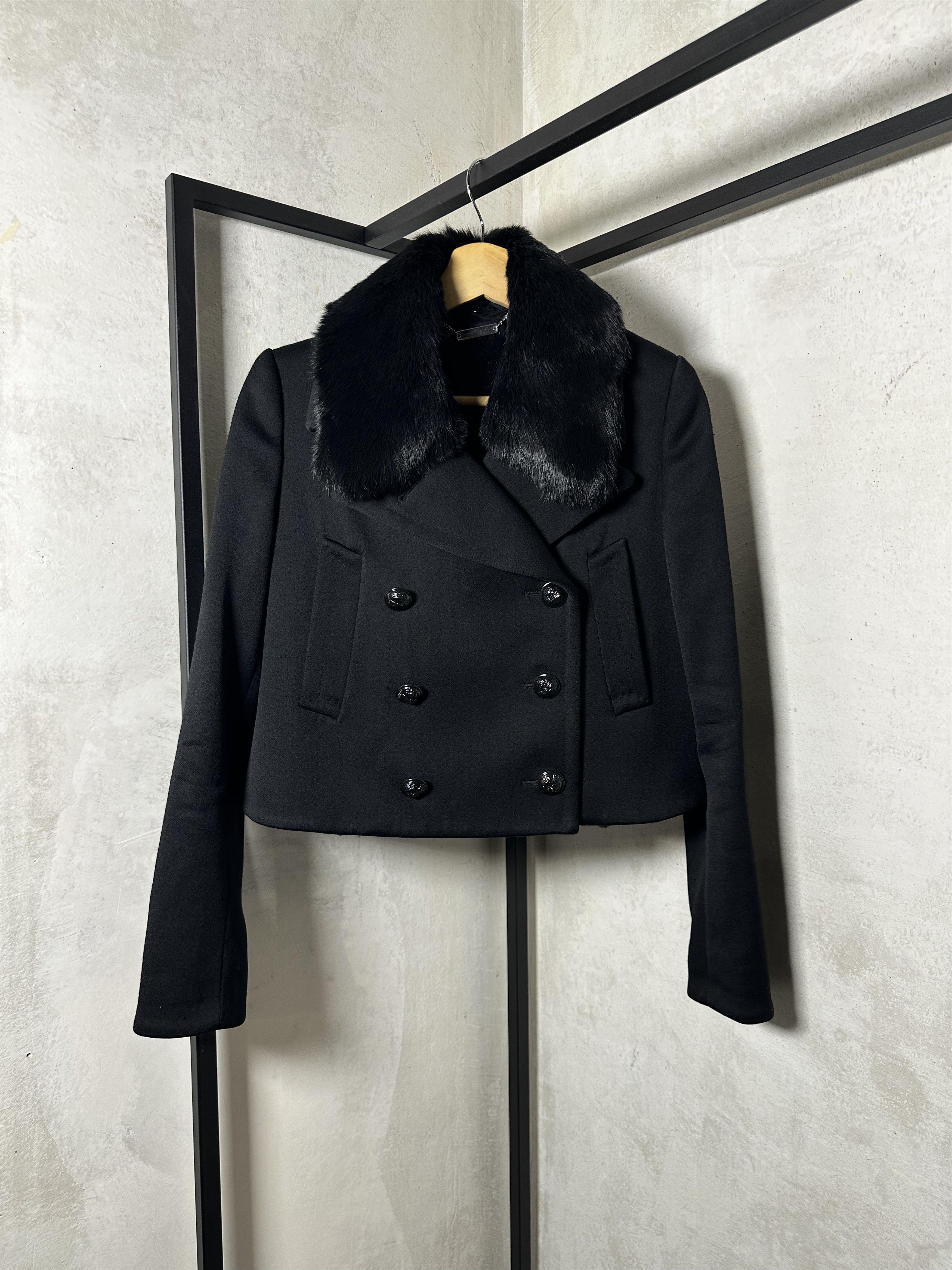 Alexander McQueen Alexander McQueen FW08 Mink and Cashmere Evening Jacket Size S / US 4 / IT 40 - 1 Thumbnail
