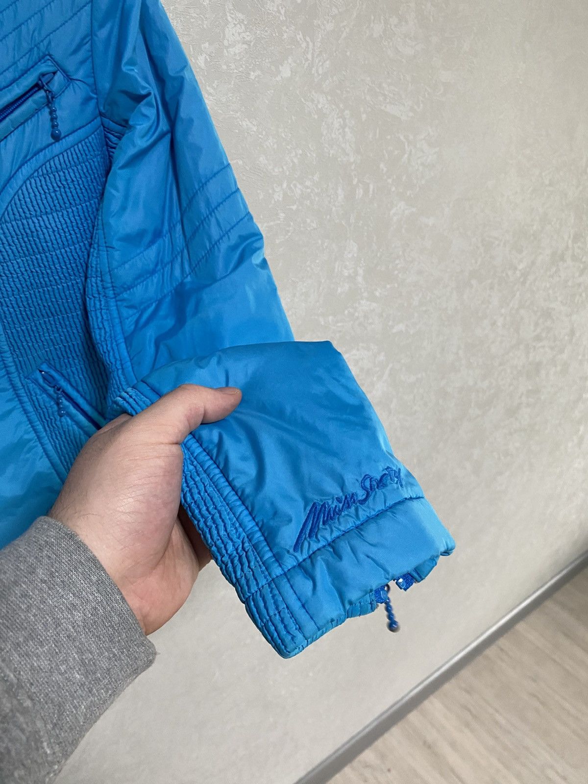 Miss Sixty RARE 90’s MISS SIXTY MADE IN ITALY BLUE AVANTGARDE JACKET Size M / US 6-8 / IT 42-44 - 4 Thumbnail