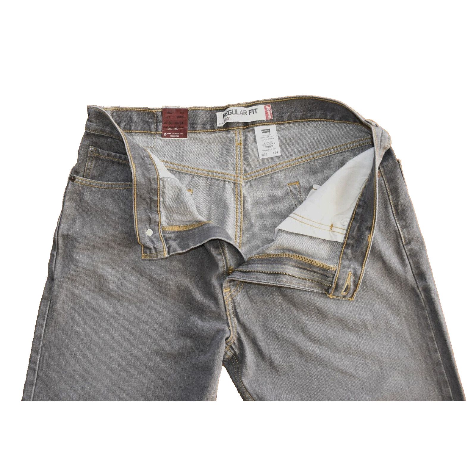 Levi's NWT LEVI STRAUSS 505 Straight Fit Straight Leg Jeans W36 L34 Size US 36 / EU 52 - 4 Thumbnail