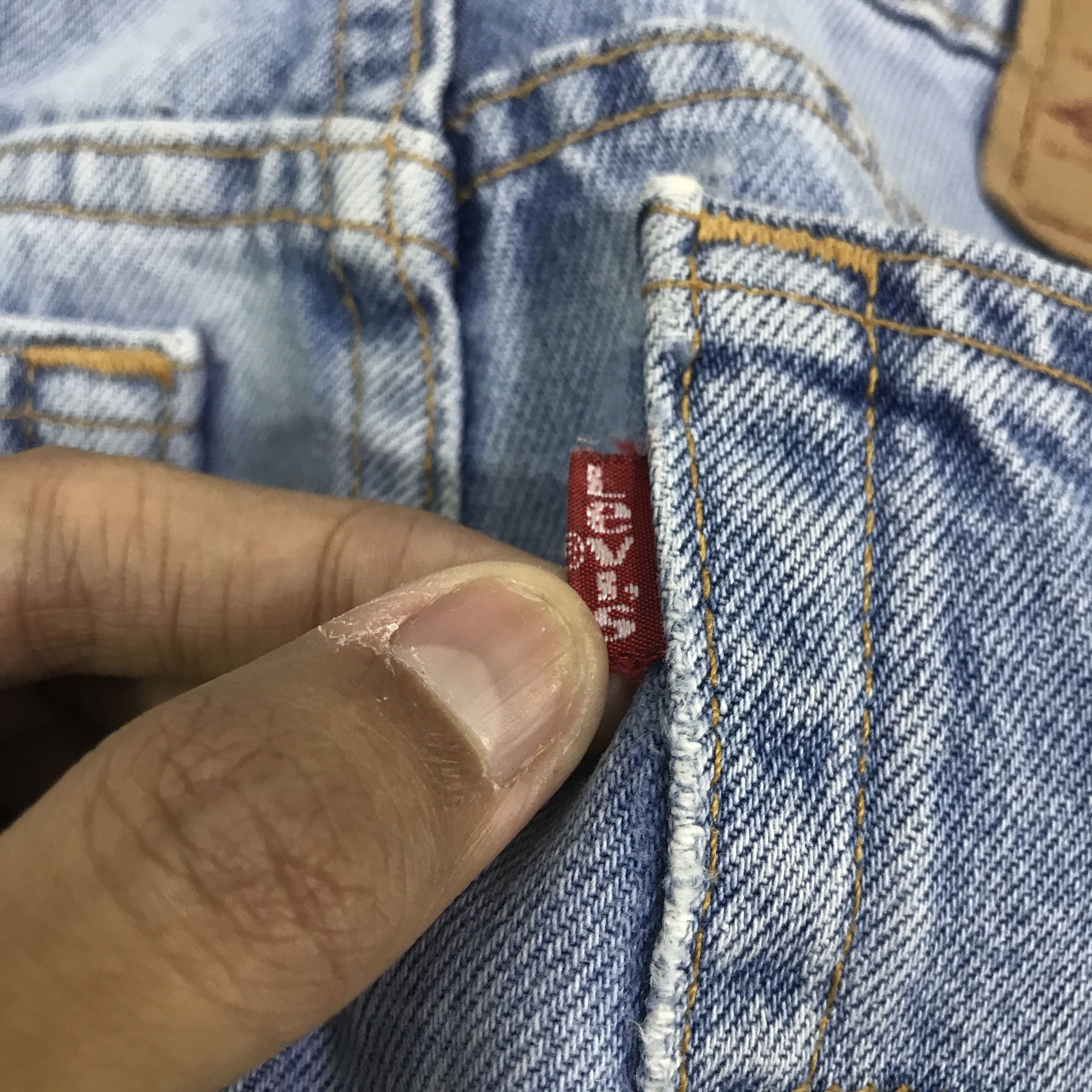 Levi's Vintage Levis Distressed Jeans pants K129B14 Size US 30 / EU 46 - 13 Thumbnail