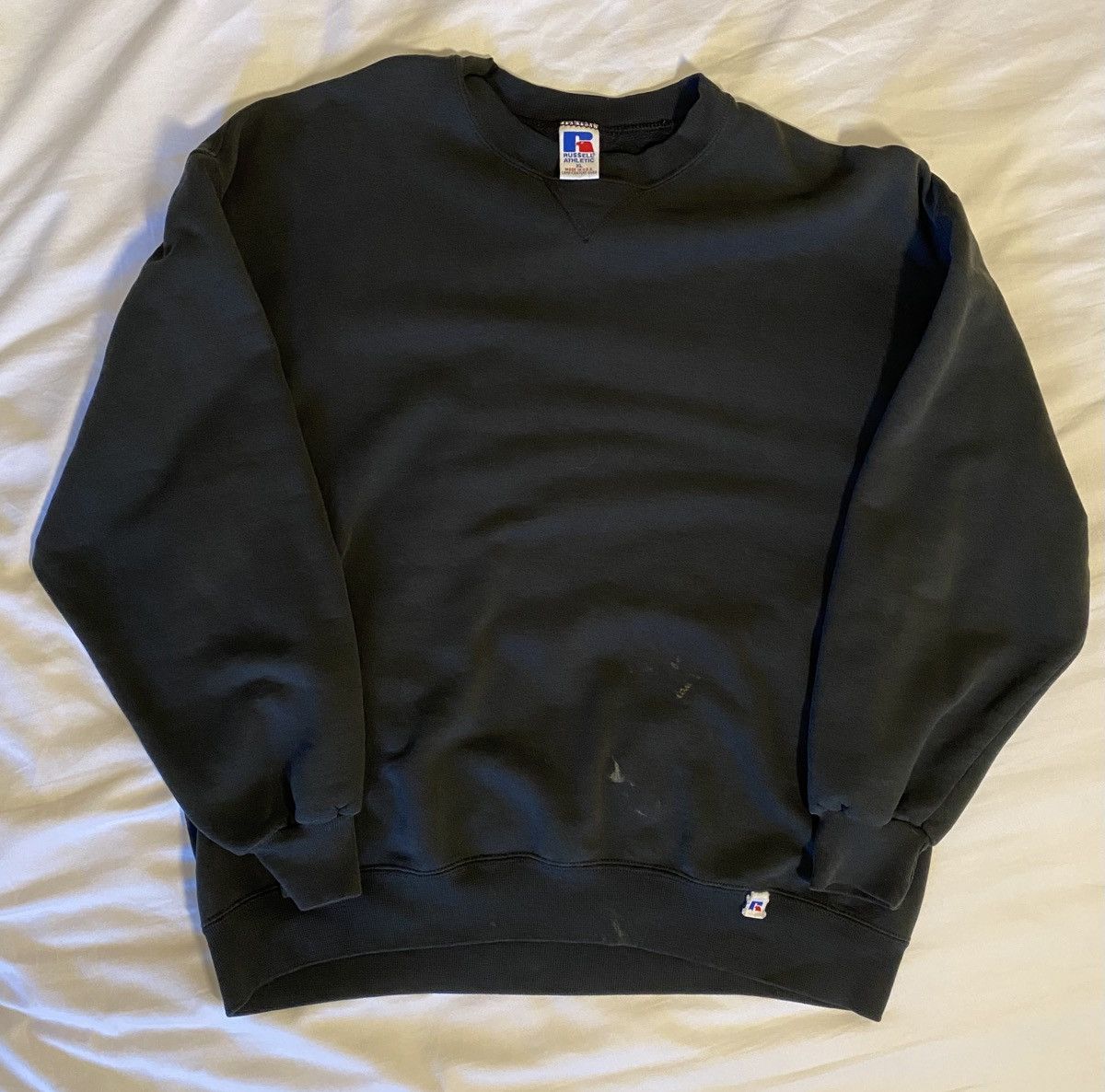RUSSELL vintage sweat shirt ラッセル ミュンヘン 日本最大の Plain ATHLETIC RUSSELL 90s USA製 Sweatshirt XL