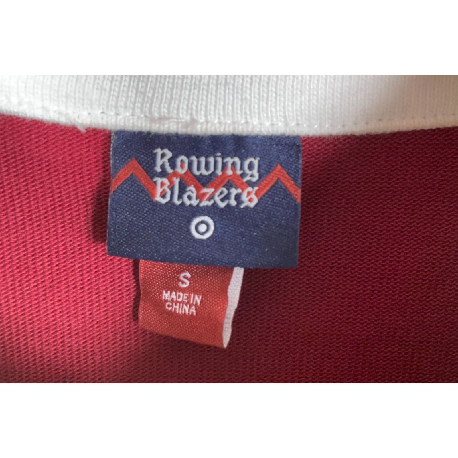 Rowing Blazers Rowing Blazers x Target Rugby Polo Shirt Mens Small Red Blue Stripe Embroidered Size US S / EU 44-46 / 1 - 3 Thumbnail