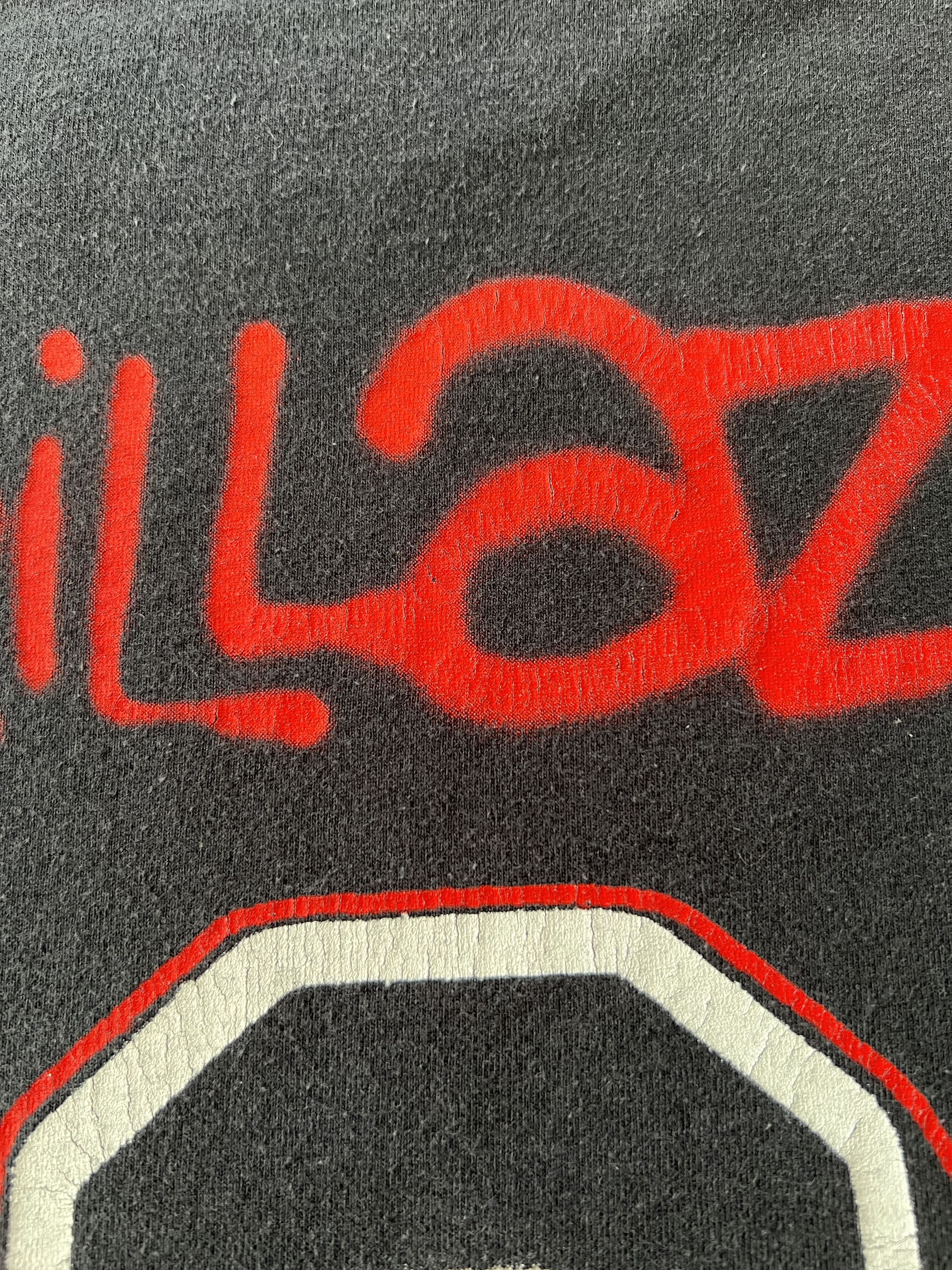 Band Tees Vintage 2001 Gorillaz Rock The House #78 Black T-shirt Size US L / EU 52-54 / 3 - 15 Thumbnail