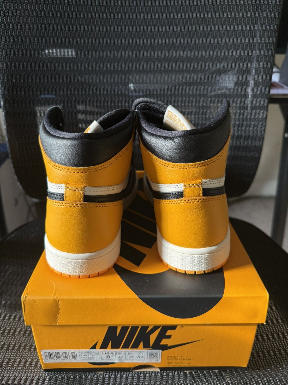Nike Jordan 1 Yellow Toe Size US 8 / EU 41 - 7 Thumbnail
