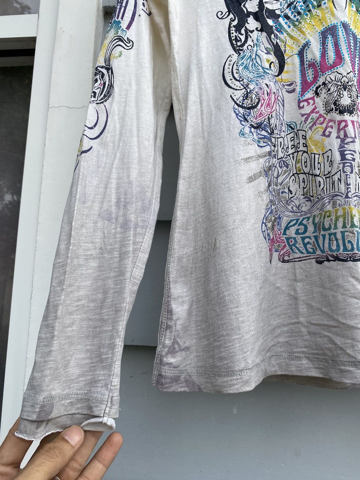 Esprit Esprit Psychedelic Graphic with Crazy Details & Crazy Design Size L / US 10 / IT 46 - 6 Thumbnail