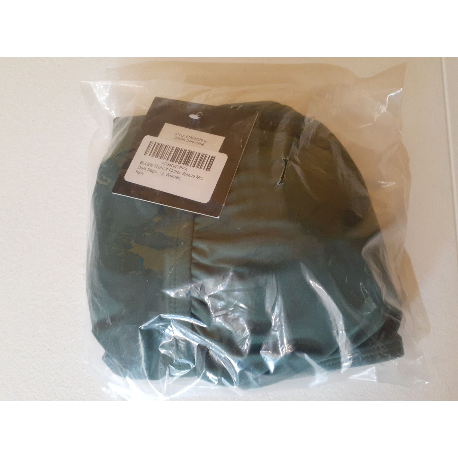 Ellen Tracy ELLEN TRACY Women's Mio One Piece Swimsuit Size 12 Dark Sage Size ONE SIZE - 2 Thumbnail