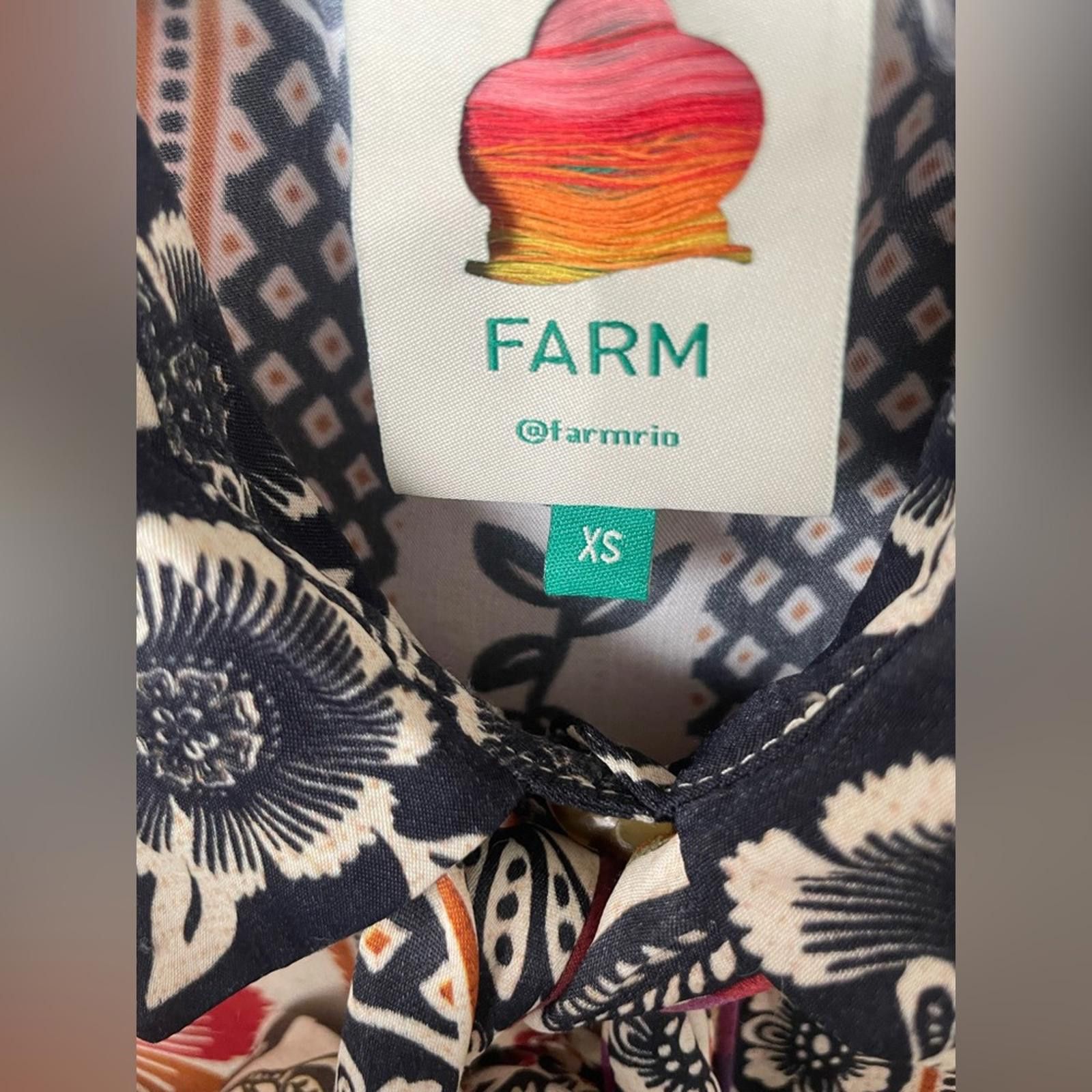 Farm Rio 🌺 FARM Rio Romantic Garden Mini Dress – Size XS Size XS / US 0-2 / IT 36-38 - 5 Thumbnail