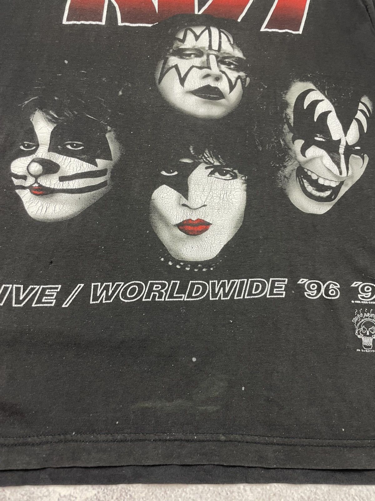 KISS Vintage KISS 96-97 Alive World Tour Black I GOT THE BEST Size US M / EU 48-50 / 2 - 7 Thumbnail