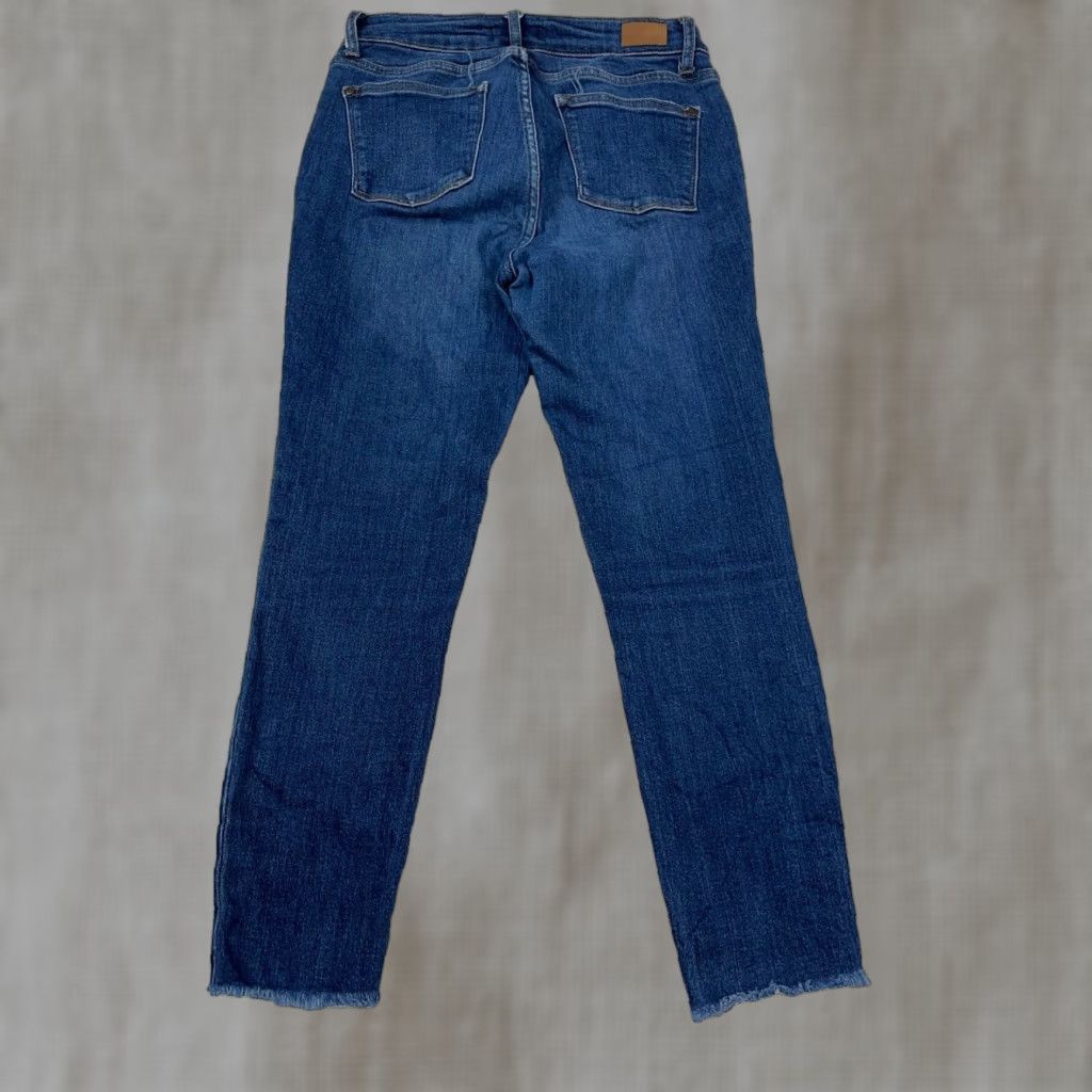 Vintage Judy Blue Jeans Women 5 27 Skinny Fit Crop Med Wash Faded Pants Stretch Ladies Jeans Size 27" / US 4 / IT 40 - 1 Thumbnail