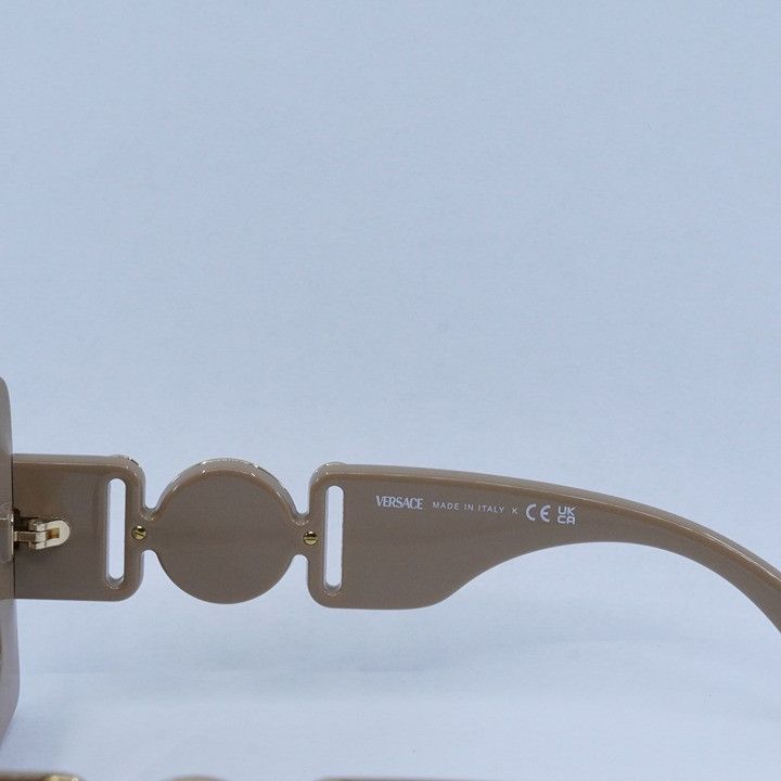 Versace Versace VE4478U 549961 Sunglasses Beige Square Frame, Brown Size ONE SIZE - 6 Thumbnail