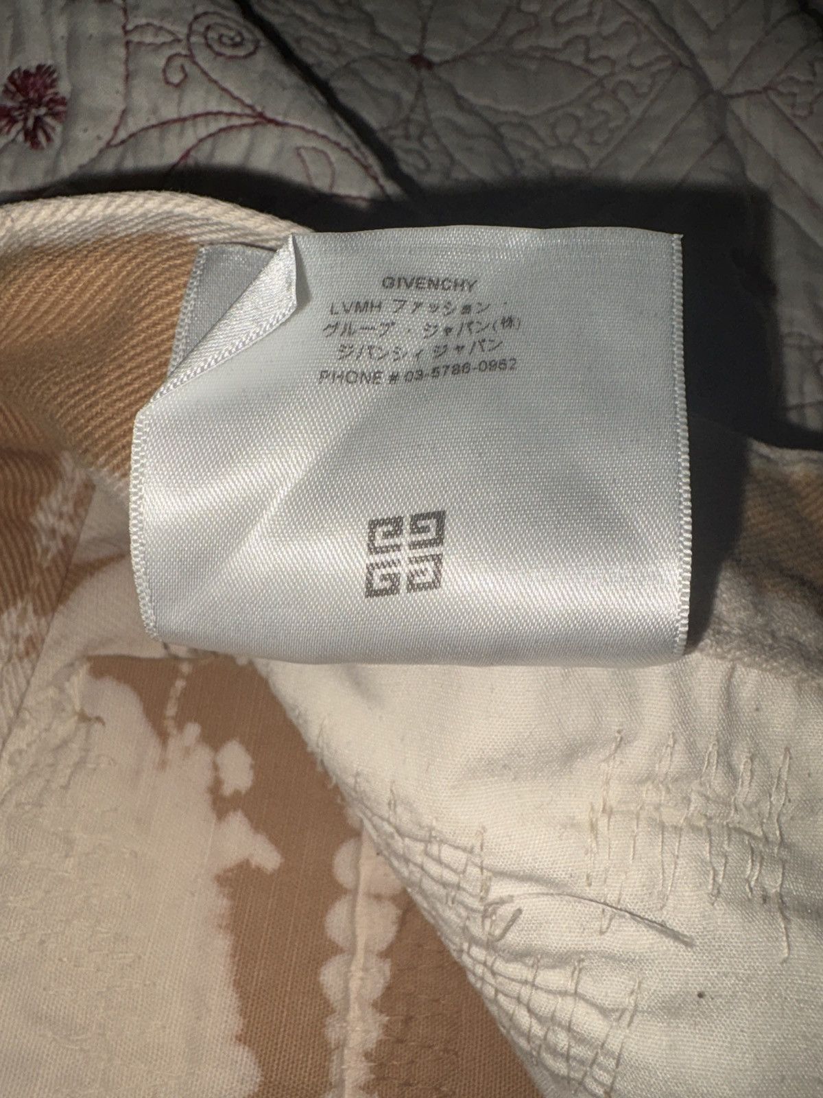 Givenchy Givenchy Slim-Fit Tapered Distressed Tie-Dyed Jeans Size US 31 - 7 Thumbnail