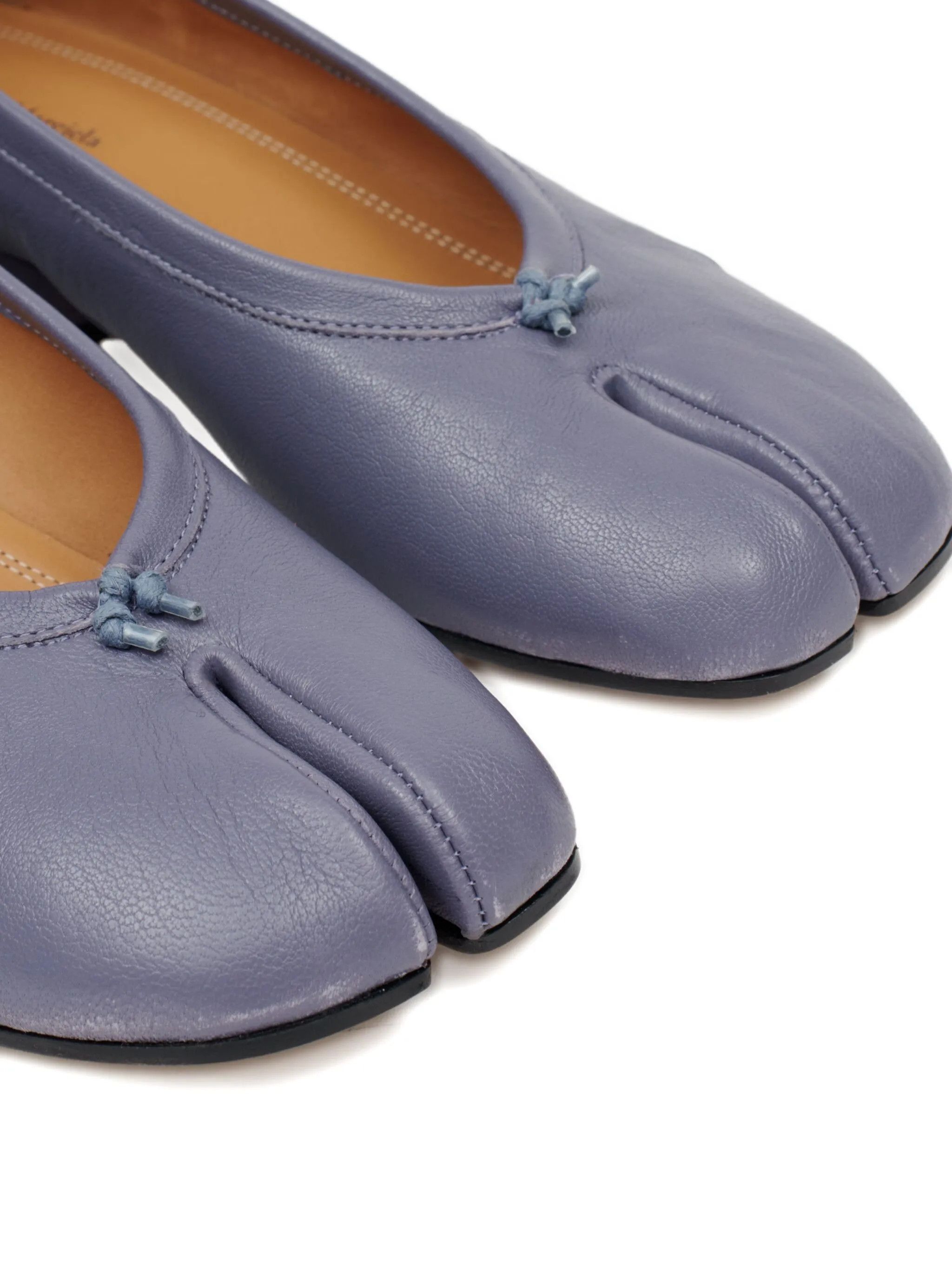 Maison Margiela o1w1db11225 Tabi-style Ballerina Flats in Blue Size US 9 / IT 39 - 4 Thumbnail