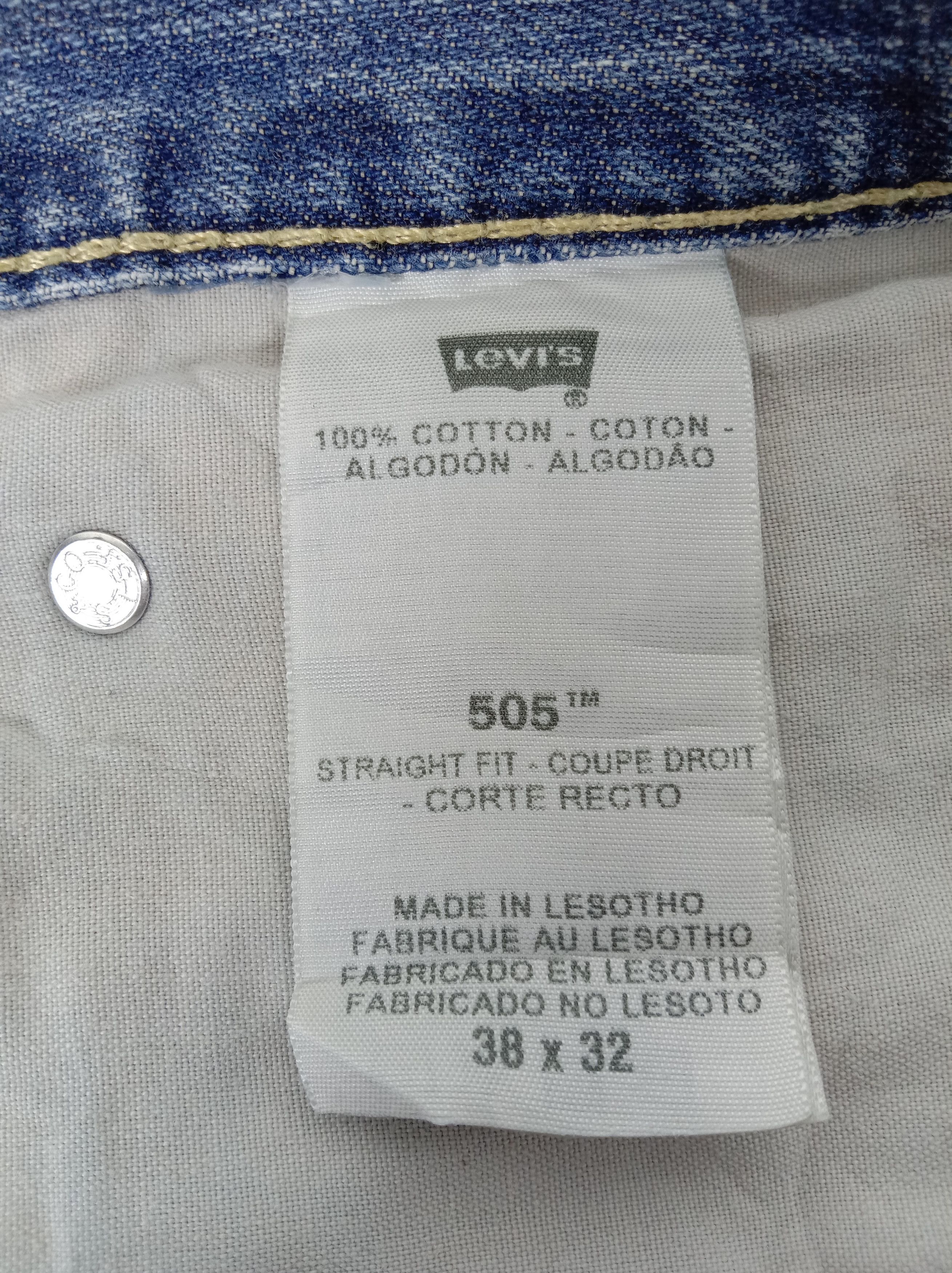 Levi's Vintage Levi's 505 Jeans Earth Tone Straight Fit Denim Size US 38 / EU 54 - 16 Thumbnail