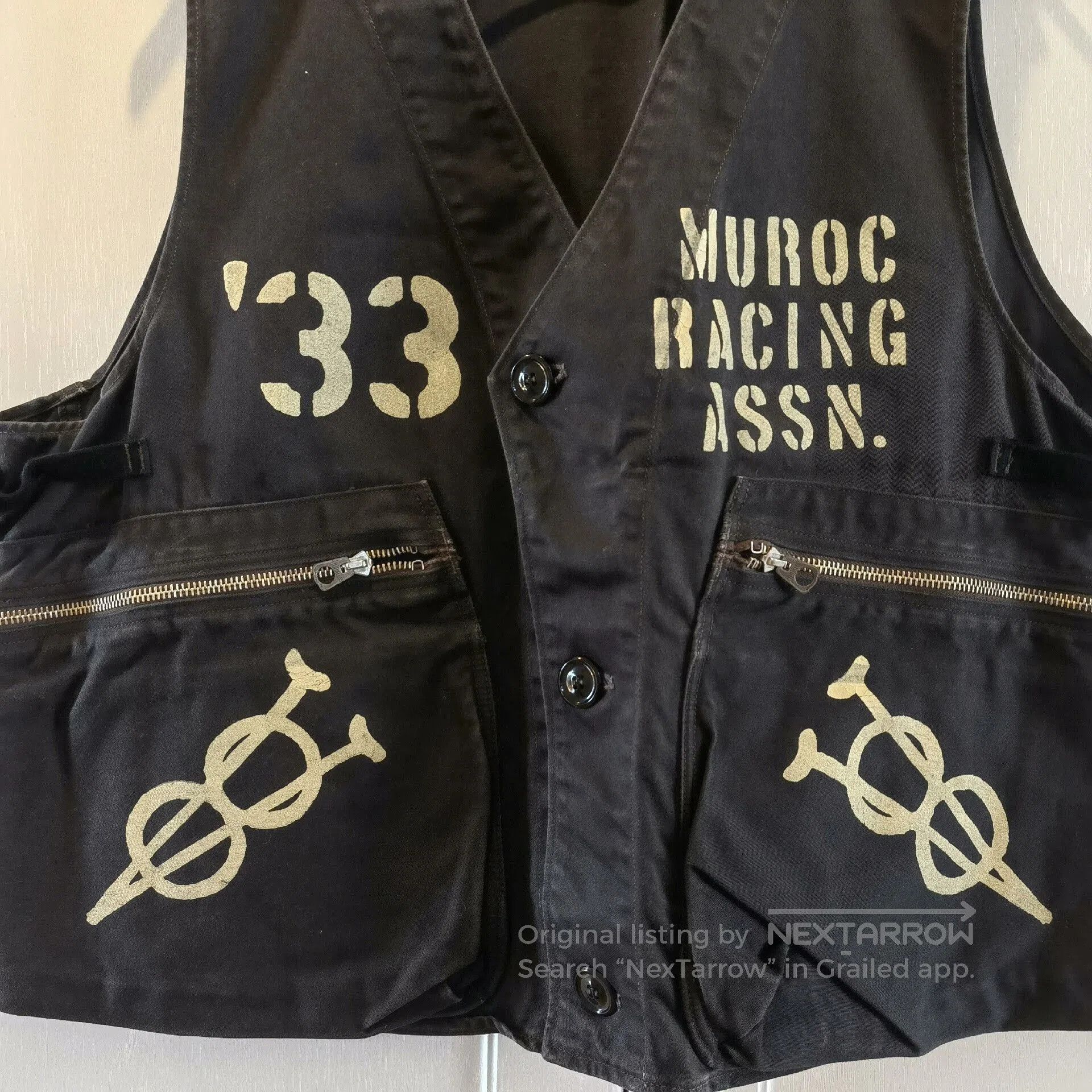 Freewheelers Rare Freewheelers V8 Vest Size 40. Size US XXS / EU 40 - 4 Thumbnail