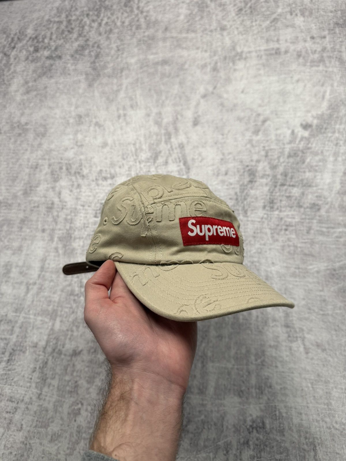 Supreme Beige Supreme Lasered Twill Camp Cap ss23 Size ONE SIZE - 1 Thumbnail