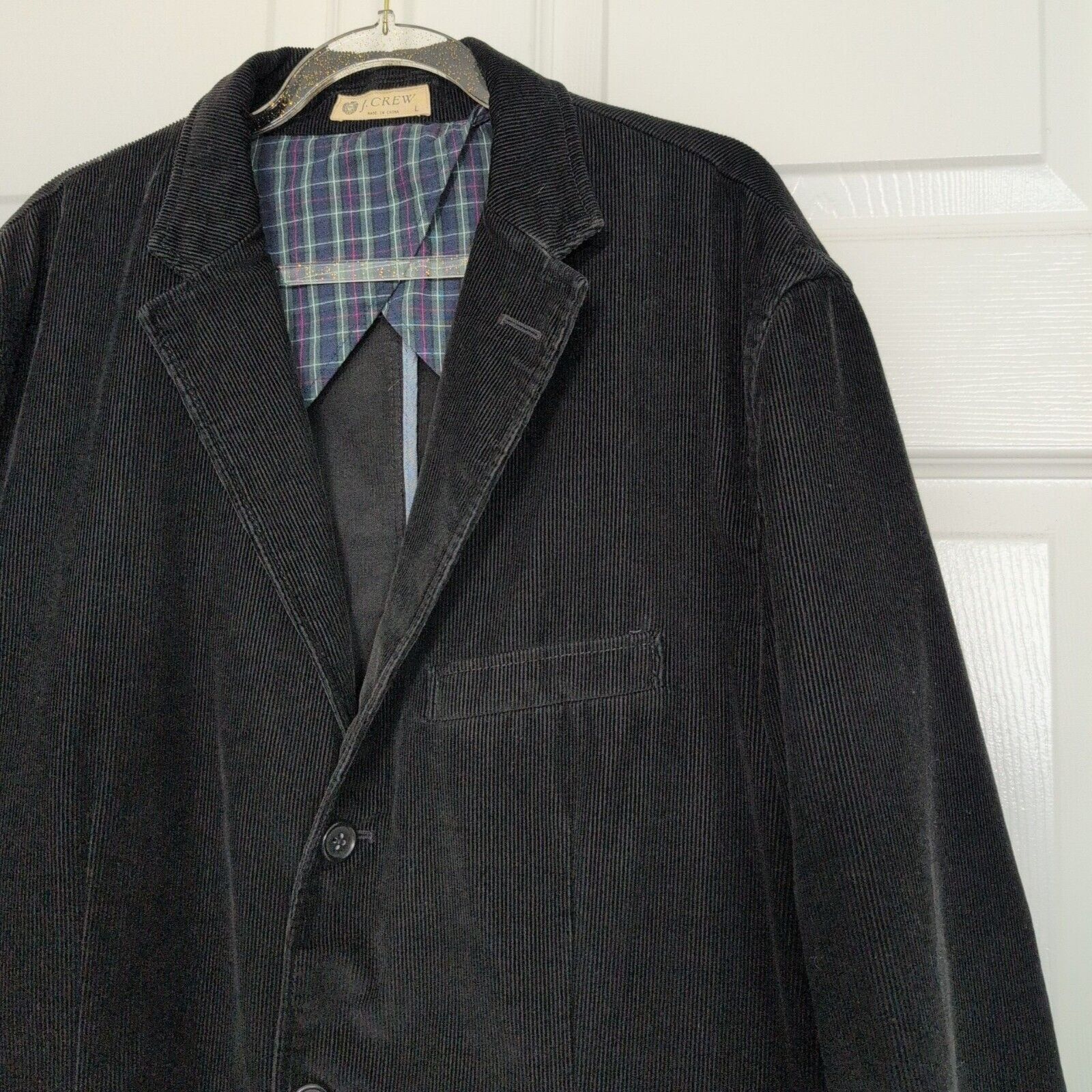 J.Crew J Crew Corduroy Holmes Sportcoat Mens Size Large Black Size 42R - 2 Thumbnail