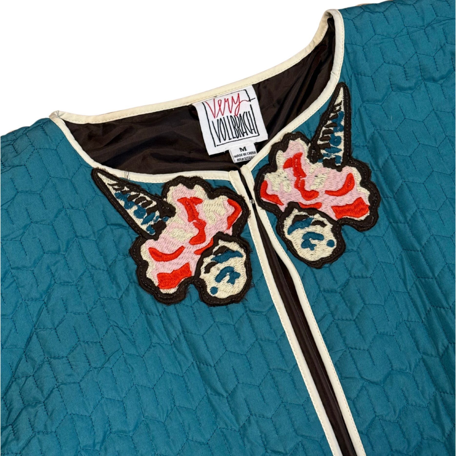 Vintage VERY VOLLBRACH Vintage Quilted Ice Cream Cone Novelty Jacket Size M / US 6-8 / IT 42-44 - 2 Thumbnail