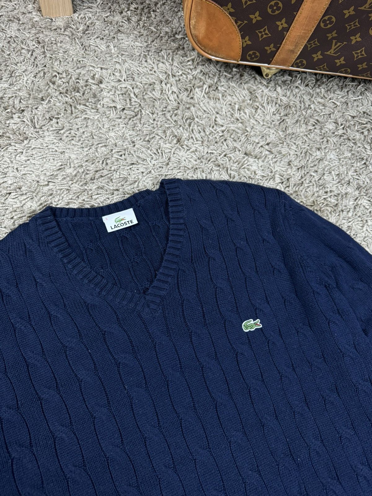 Lacoste Sweater crewneck Lacoste original old money item Size US L / EU 52-54 / 3 - 2 Thumbnail