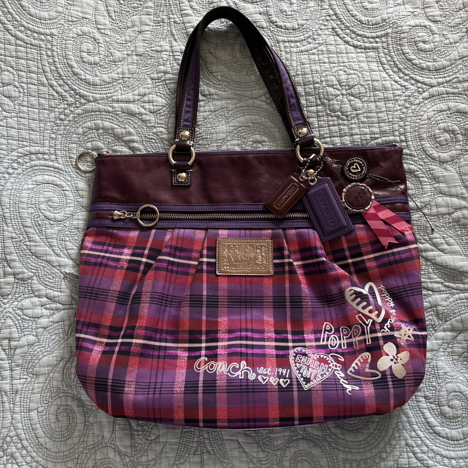 Coach Coach Poppy Tote Bag Size ONE SIZE - 1 Thumbnail