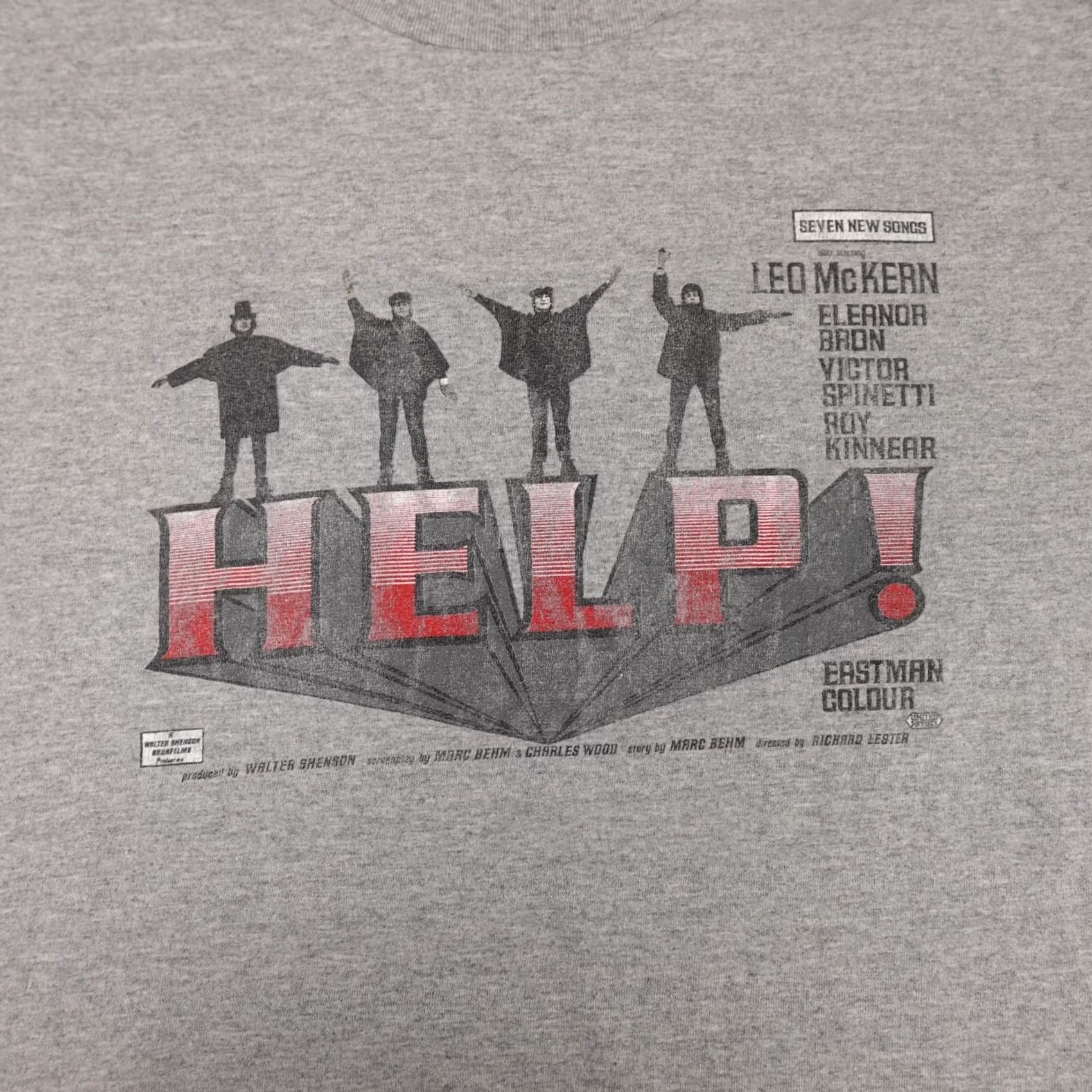 Vintage VINTAGE The Beatles Shirt Mens L Gray Help Short Sleeve Concert Band Graphic Size US L / EU 52-54 / 3 - 3 Thumbnail