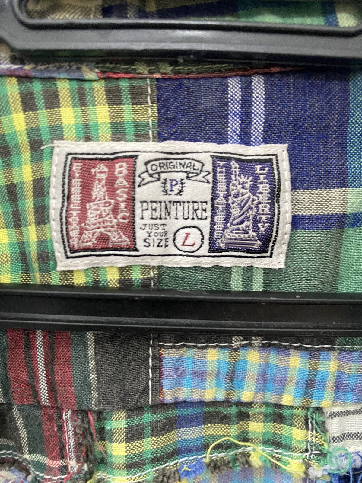 Japanese Brand JAPAN BRAND SHIRT PATCHWORK BUTTON UP Size US M / EU 48-50 / 2 - 5 Thumbnail