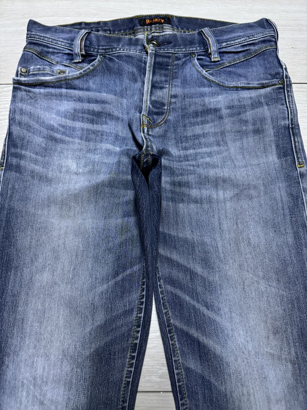 Japanese Brand Vintage Back Number Talon Zip Slim Fit Skinny Jeans Size US 28 / EU 44 - 3 Thumbnail