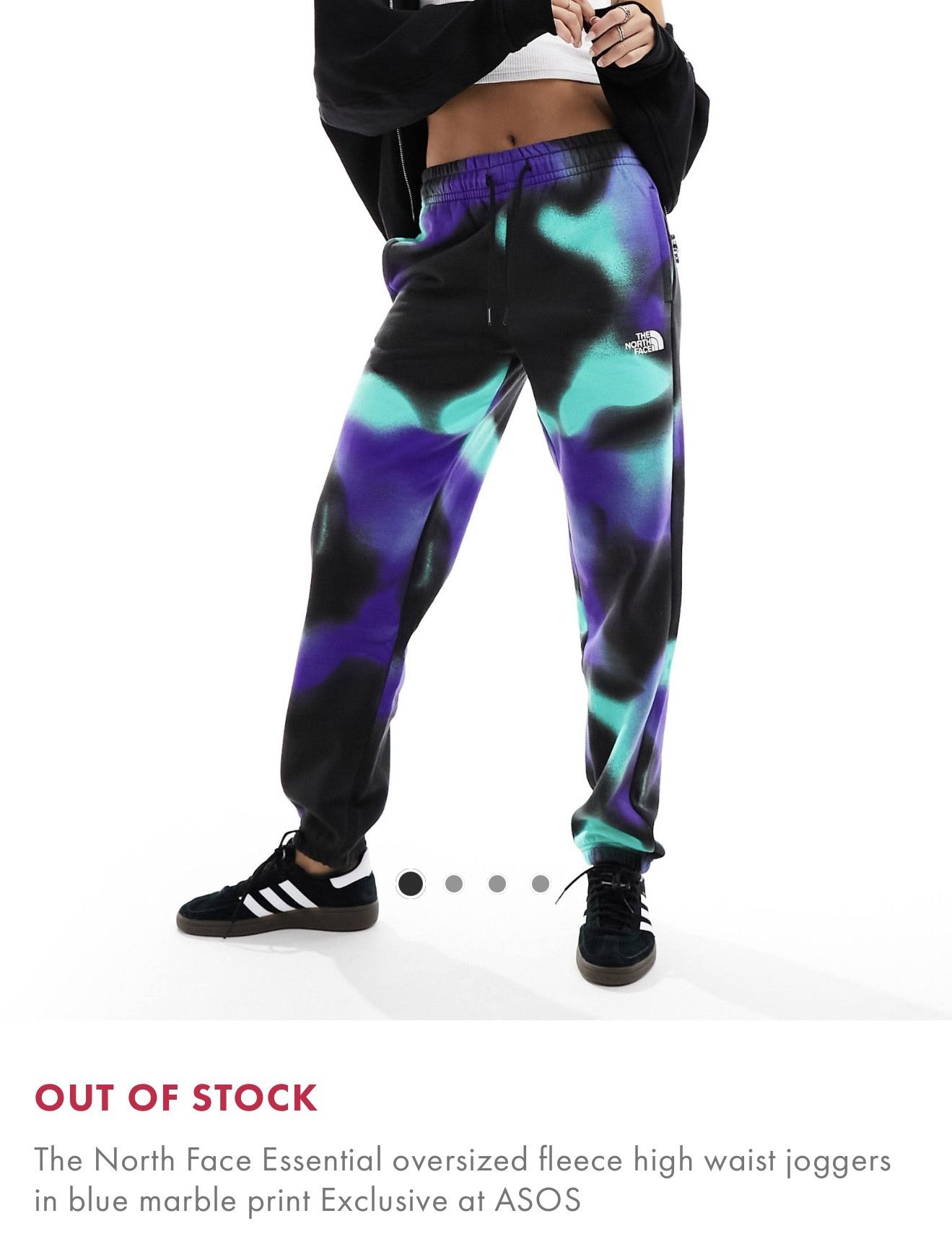 The North Face THE NORTH FACE ESSENTIAL HIGH WAIST JOGGERS PURPLE CYAN Size 28" / US 6 / IT 42 - 2 Thumbnail