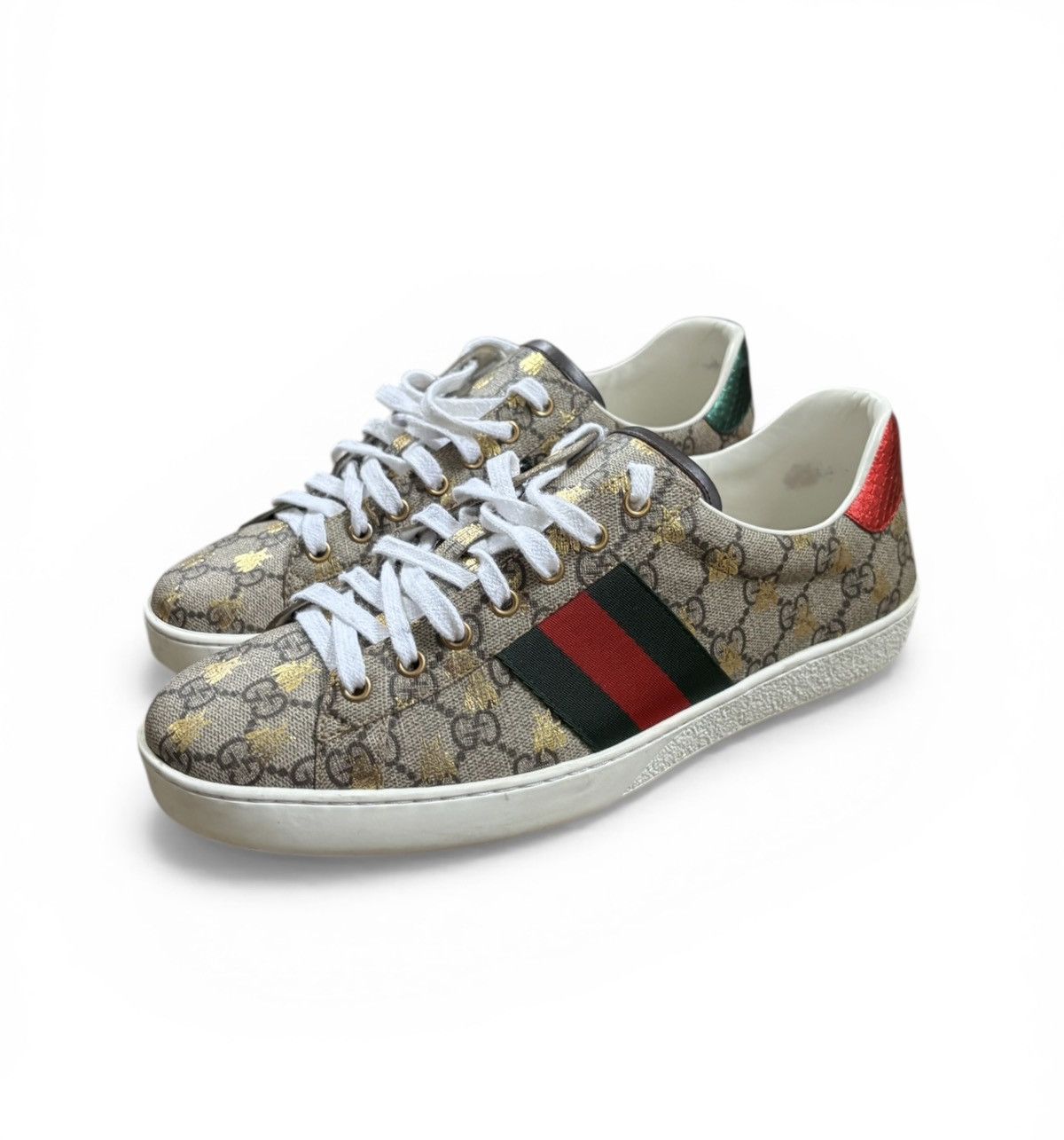 Gucci Gucci Ace Monogram sneakers Size US 9.5 / EU 42-43 - 1 Thumbnail