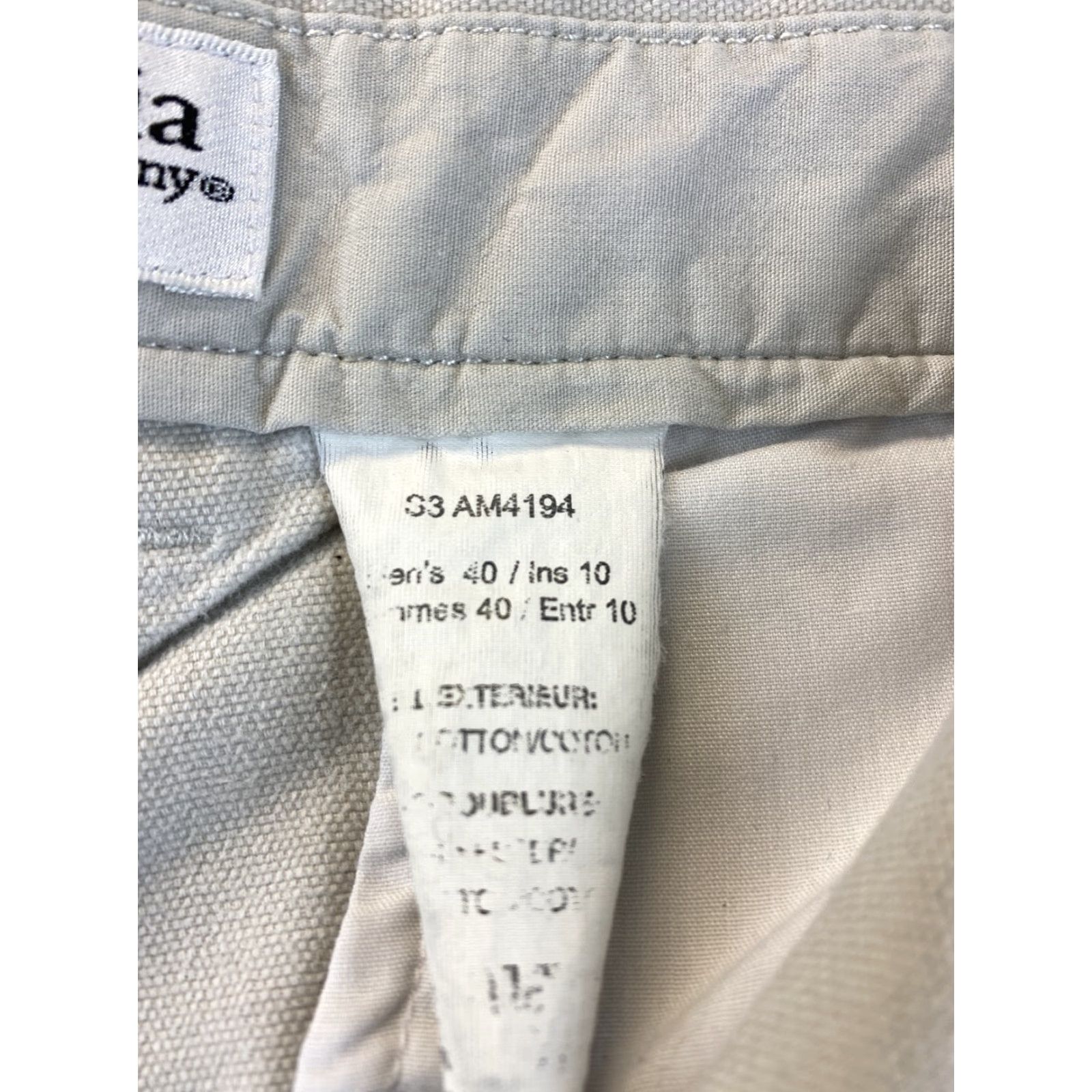 Vintage Columbia Men’s Chino Shorts - 40x10 Tan Cotton, Flat Front, Regular Fit, 10" Inseam, Breathable, Casual, Outdoor Size US 40 / EU 56 - 6 Thumbnail