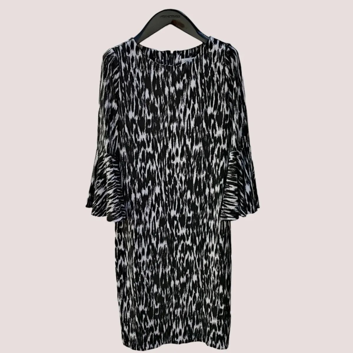 Calvin Klein Calvin Klein Black & White Animal Print-Fashionella Size S / US 4 / IT 40 - 2 Thumbnail