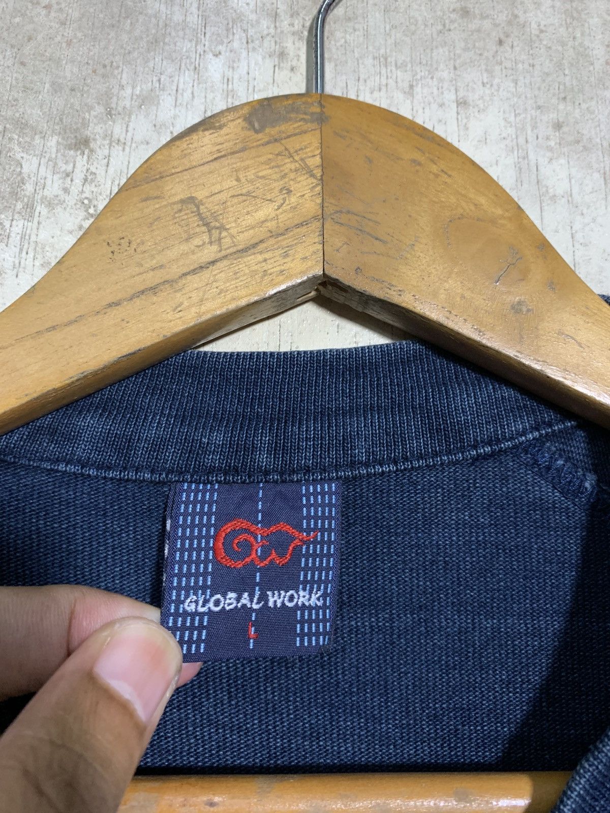 Global Work × Japanese Brand 🔥GLOBAL WORK INDIGO BLUE ZIPPER JACKETS Size US L / EU 52-54 / 3 - 9 Thumbnail